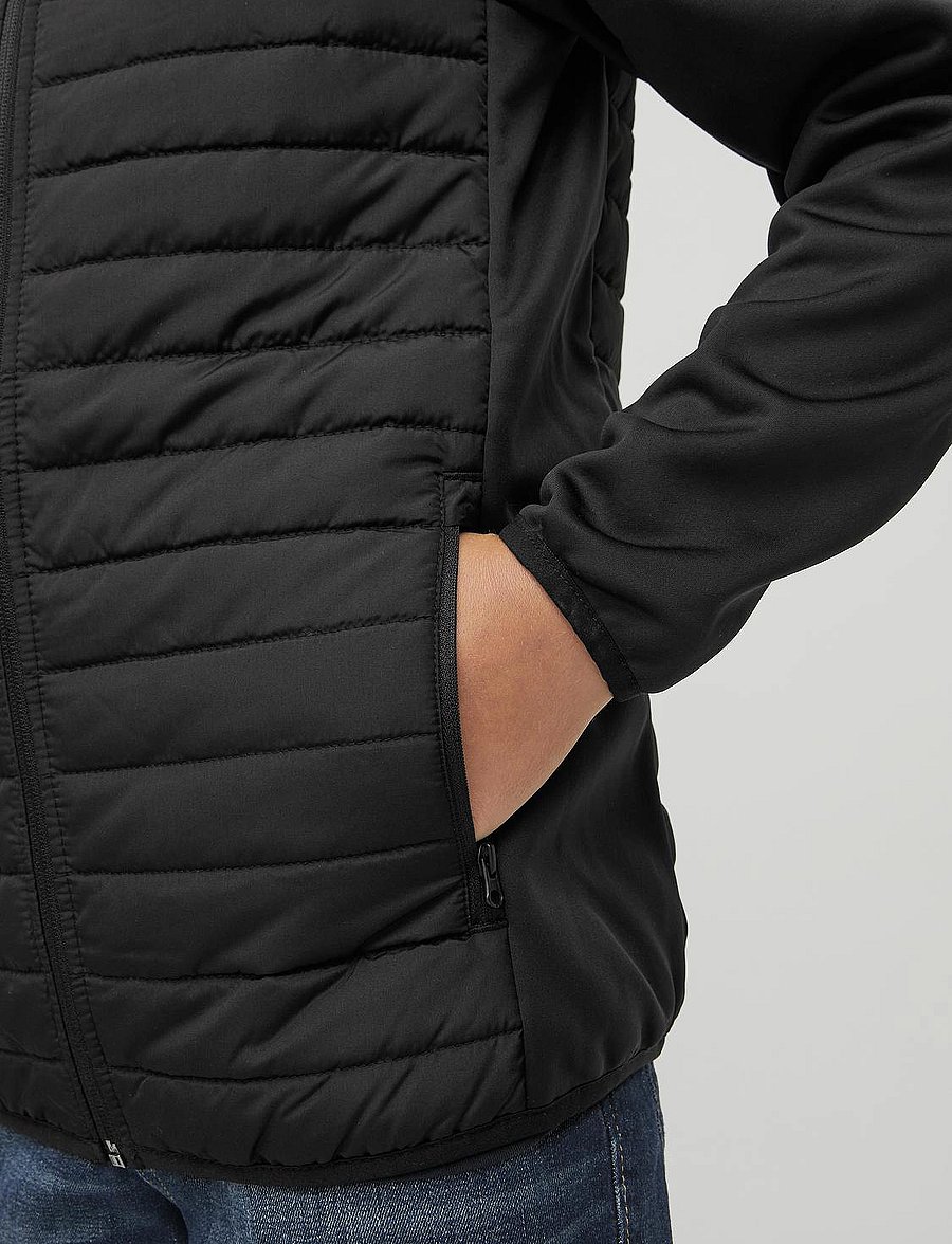 Jack & Jones - JJEMULTI QUILTED JACKET NOOS JNR - quilted jassen - black - 5