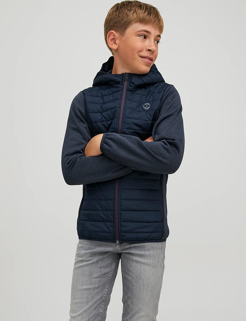 Jack & Jones - JJEMULTI QUILTED JACKET JNR - quilted jackets - navy blazer - 0