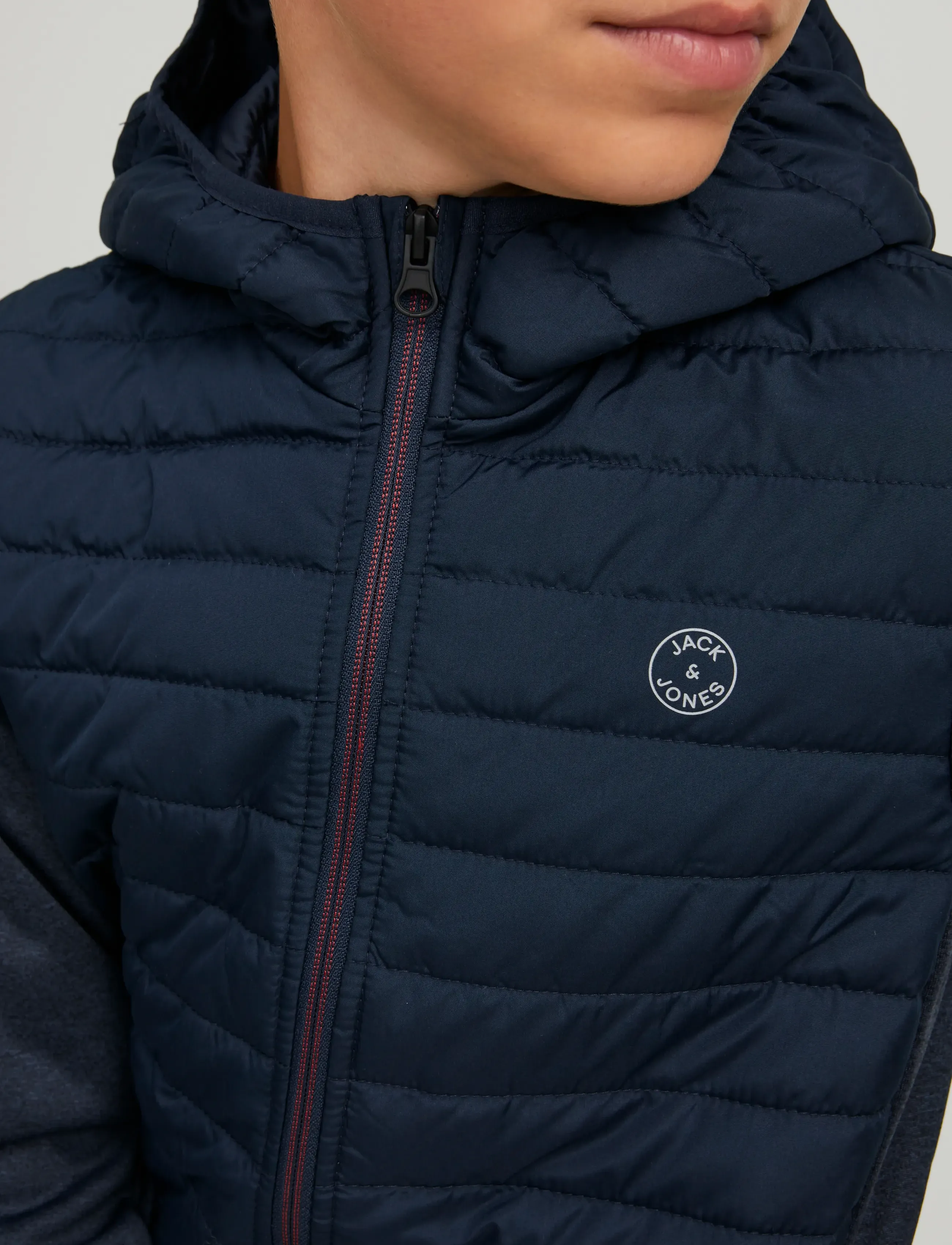 Jack & Jones - JJEMULTI QUILTED JACKET NOOS JNR - stepētas virsjakas - navy blazer - 5