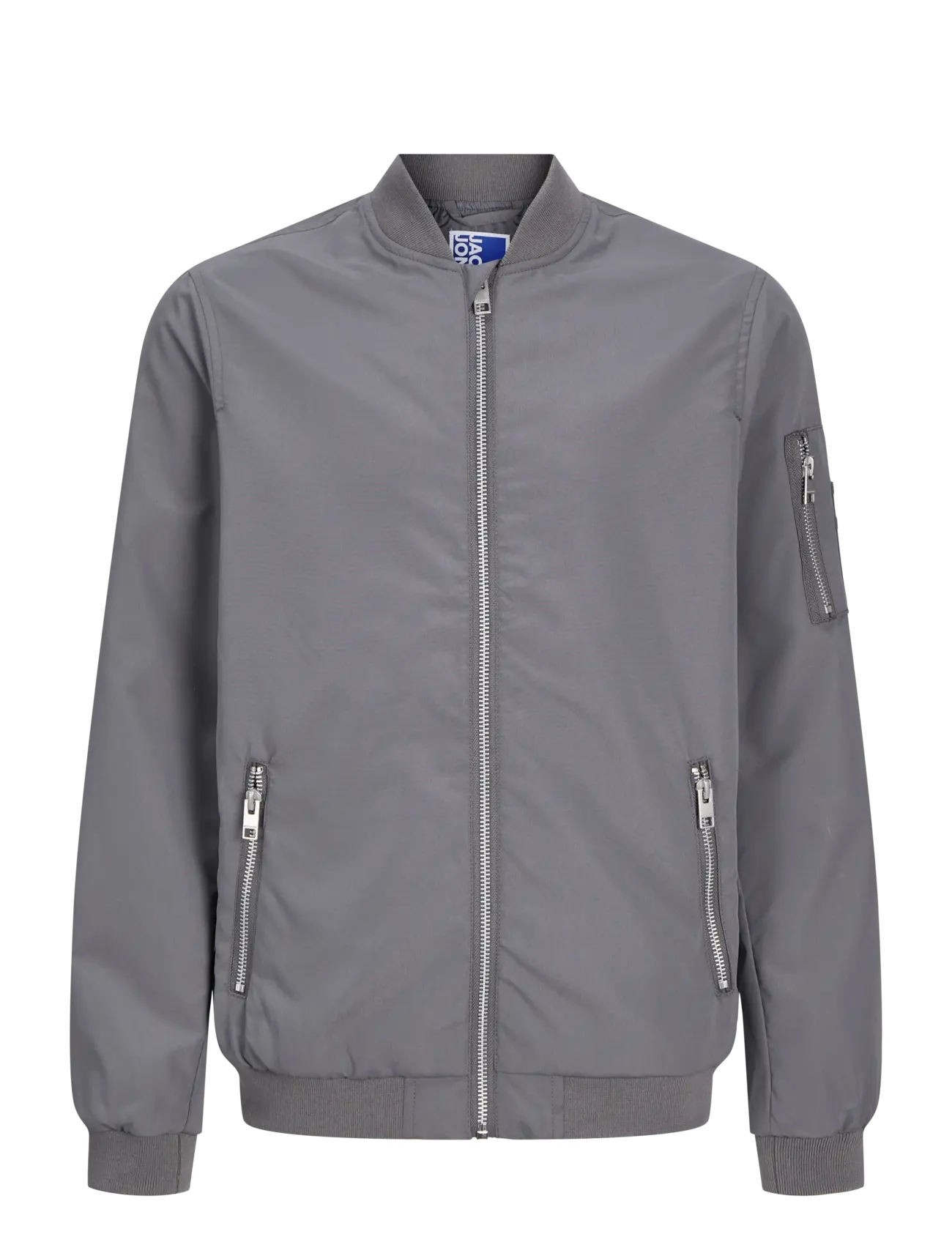 Jack & Jones JJERUSH BOMBER NOOS JNR - Joped - CASTLEROCK / grey
