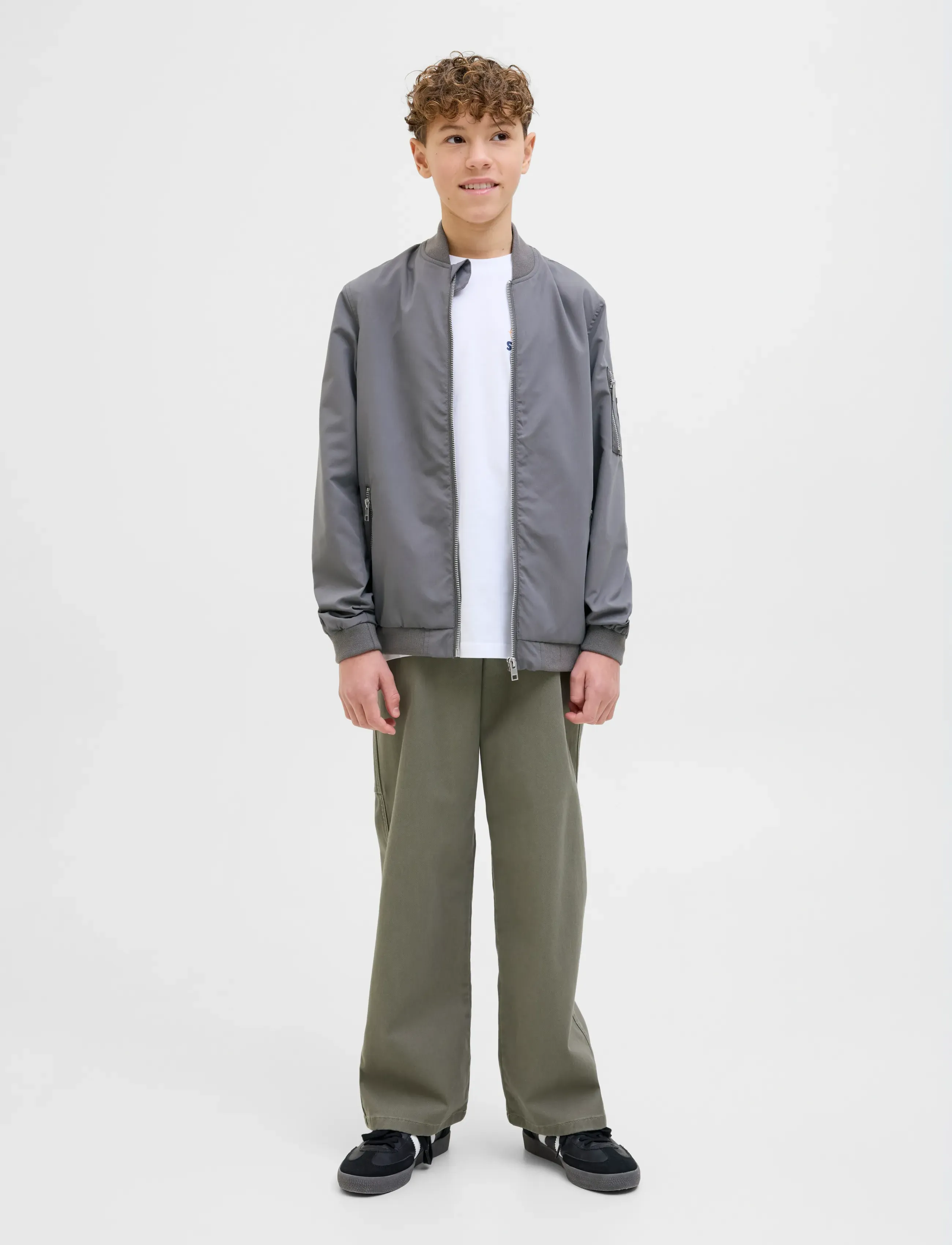 Jack & Jones - JJERUSH BOMBER NOOS JNR - bomberjacken - castlerock - 3