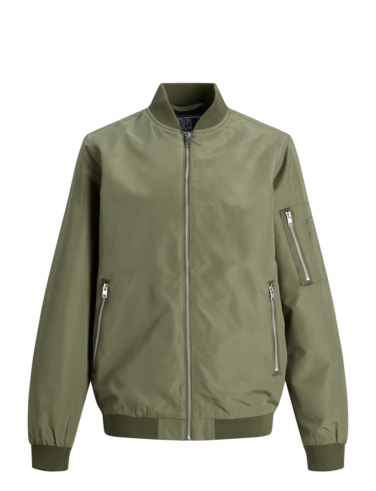 Jack & Jones JJERUSH BOMBER NOOS JNR - Efterårsjakker - DUSTY OLIVE / green
