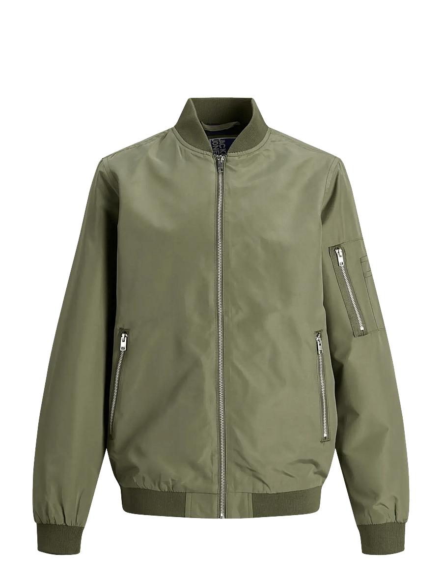 Jack & Jones - JJERUSH BOMBER NOOS JNR - bomberjacken - dusty olive - 1