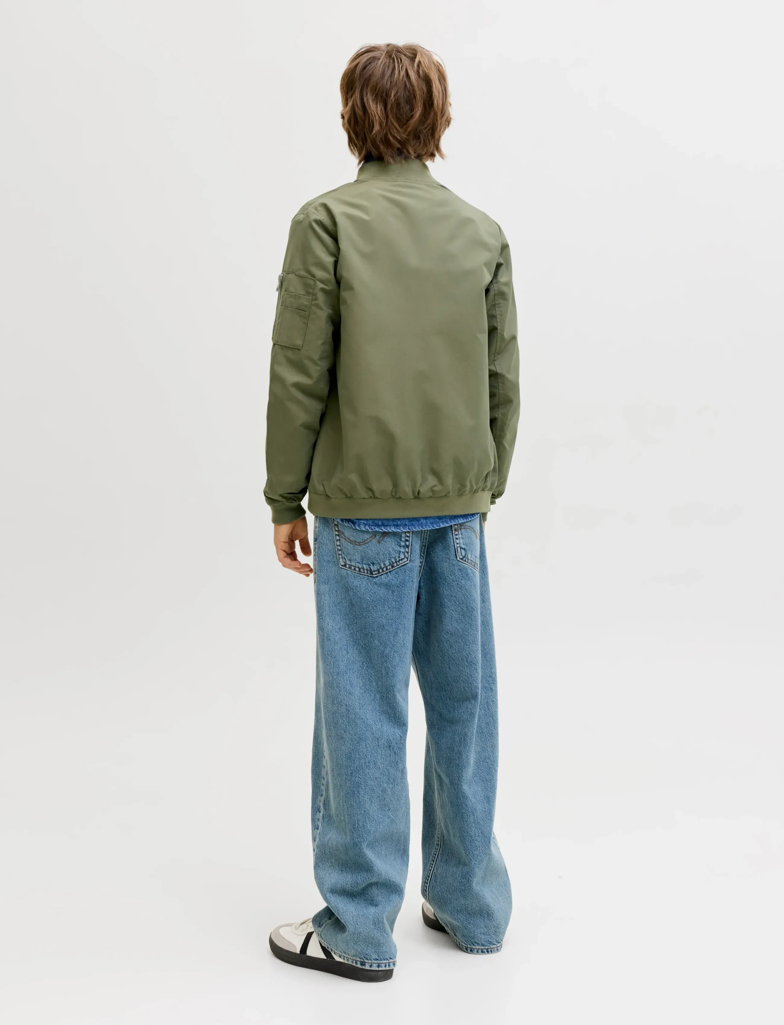 Jack & Jones - JJERUSH BOMBER NOOS JNR - bomberjacken - dusty olive - 3