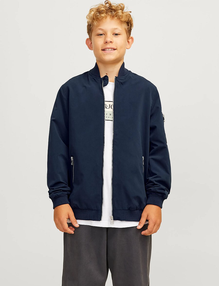 Jack & Jones - JJERUSH BOMBER NOOS JNR - bomberjacken - navy blazer - 0