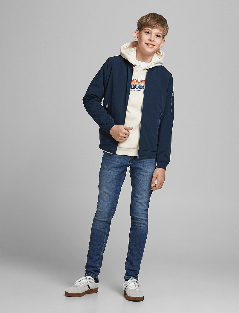 Jack & Jones - JJERUSH BOMBER NOOS JNR - lendurijakid - navy blazer - 4