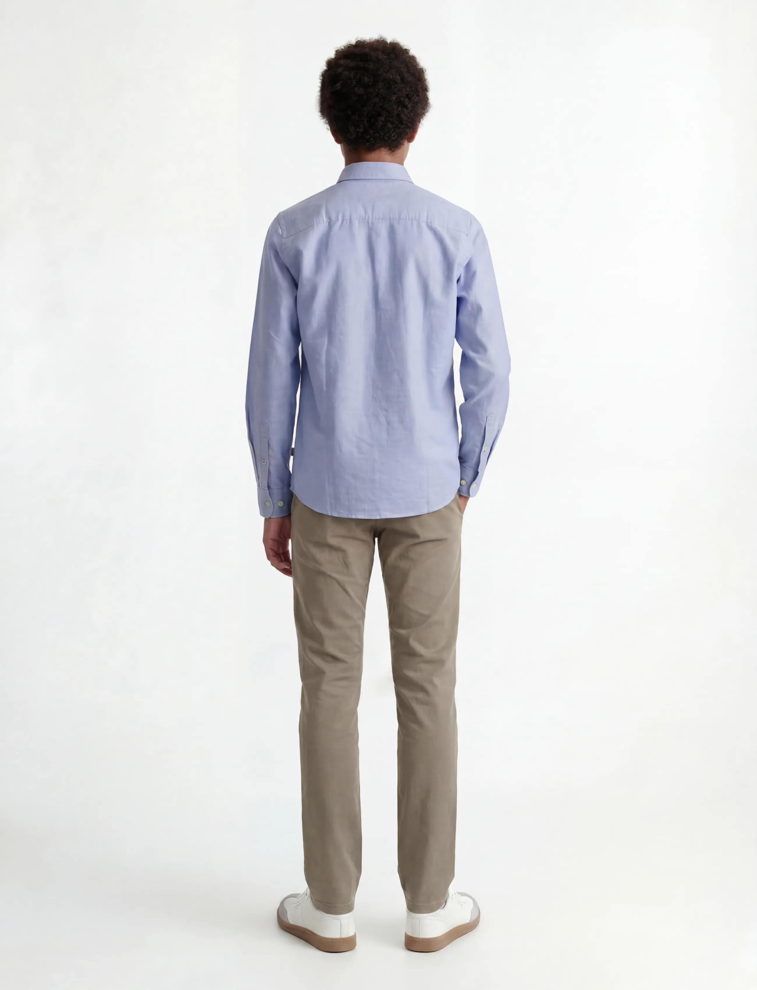 Jack & Jones - JJEOXFORD SHIRT L/S JNR - langærmede skjorter - cashmere blue - 3