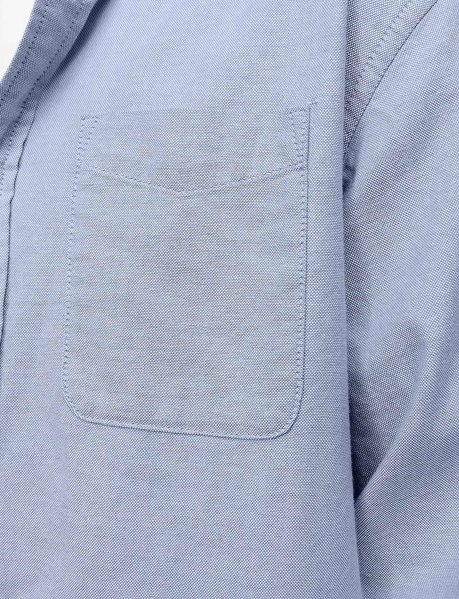 Jack & Jones - JJEOXFORD SHIRT L/S JNR - langärmlige hemden - cashmere blue - 5