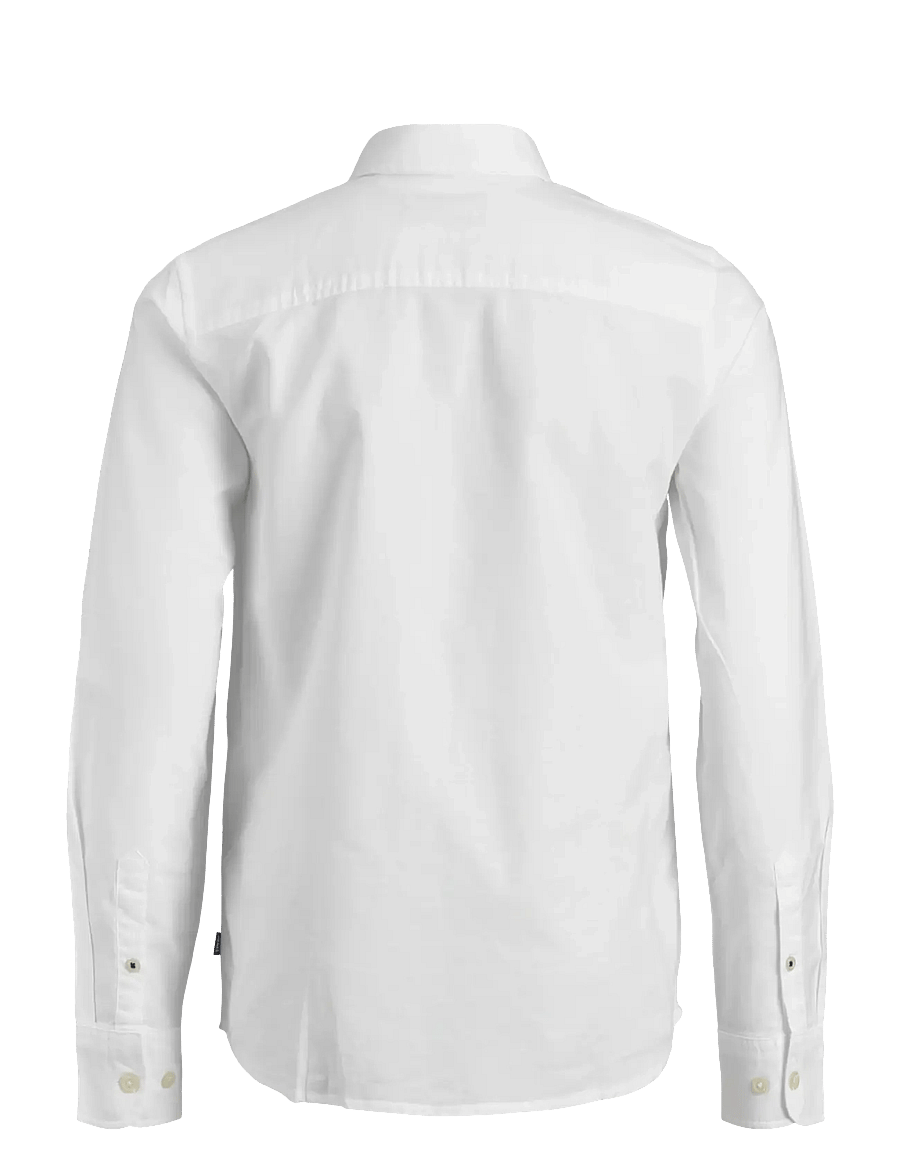 Jack & Jones - JJEOXFORD SHIRT L/S NOOS JNR - chemises à manches longues - white - 2