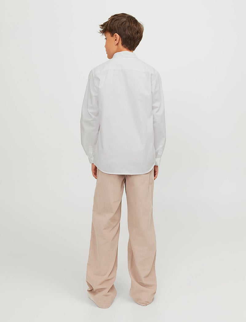 Jack & Jones - JJEOXFORD SHIRT L/S NOOS JNR - långärmade skjortor - white - 3