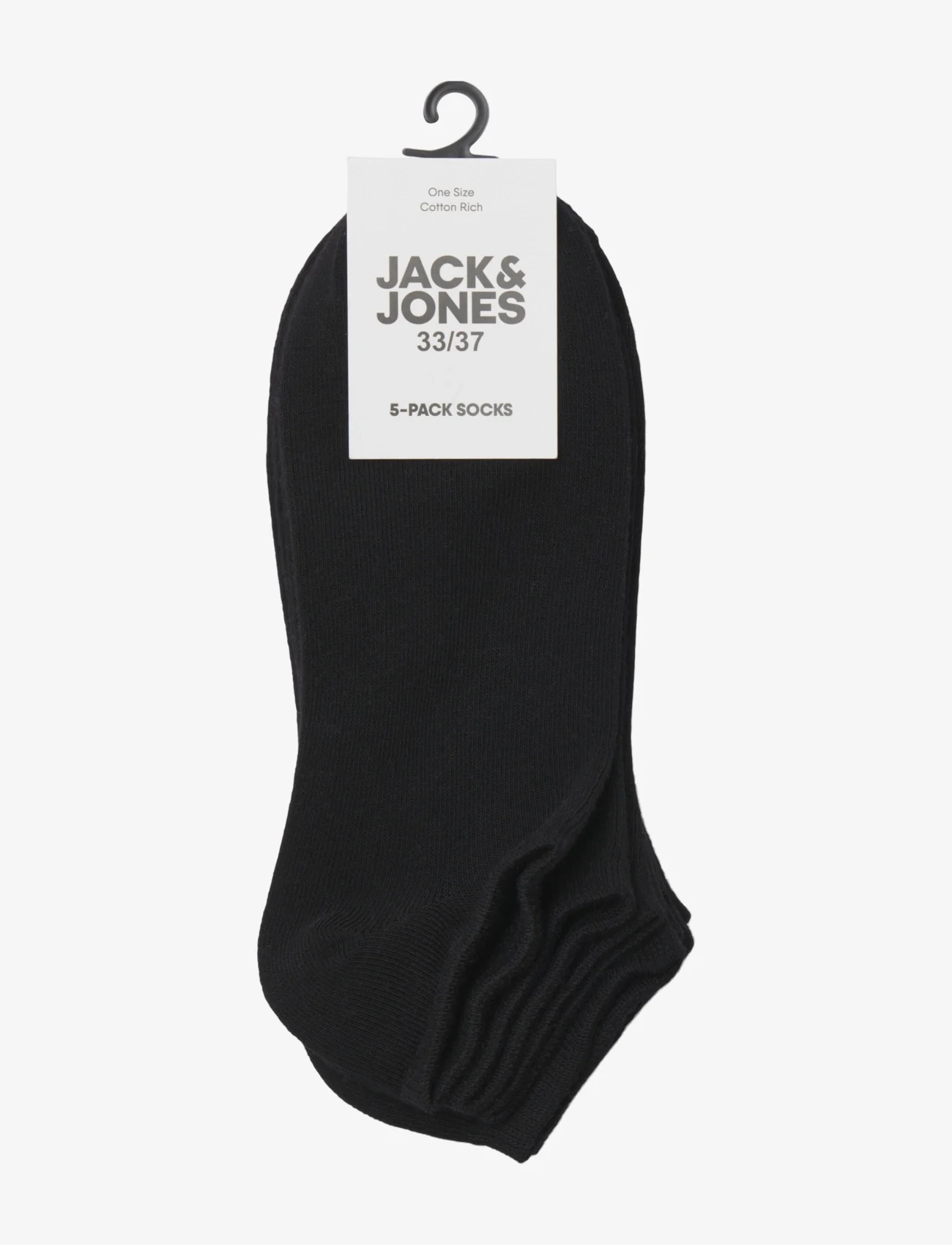 Jack & Jones - JACDONGO SOCKS 5 PACK  NOOS JNR - alhaisimmat hinnat - black - 1