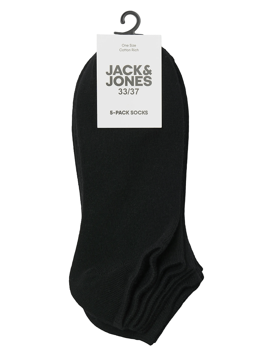 Jack & Jones - JACDONGO SOCKS 5 PACK NOOS JNR - sokid - black - 1
