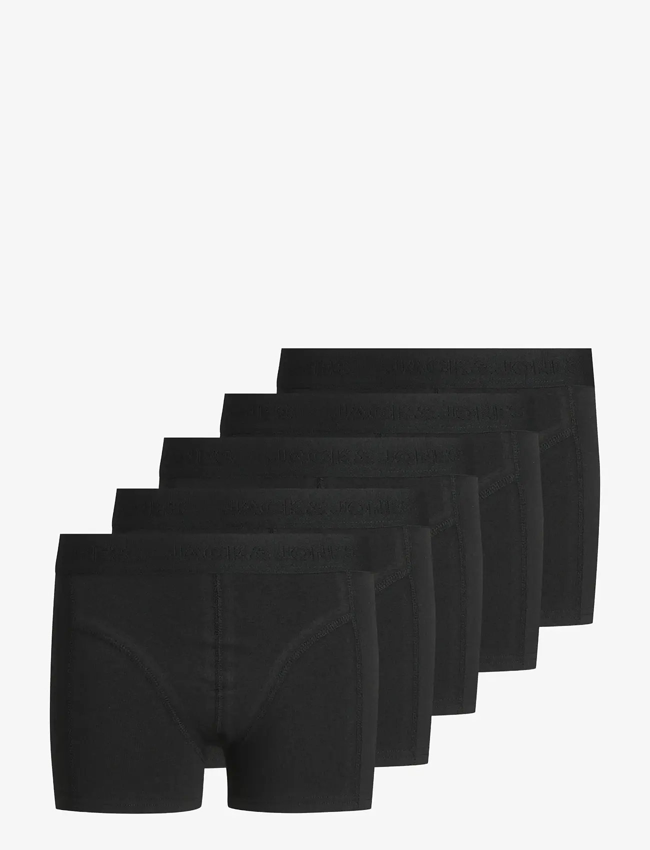 Jack & Jones - JACSIMPLE TRUNKS 5 PACK JNR NOOS - nederdelar - black - 0