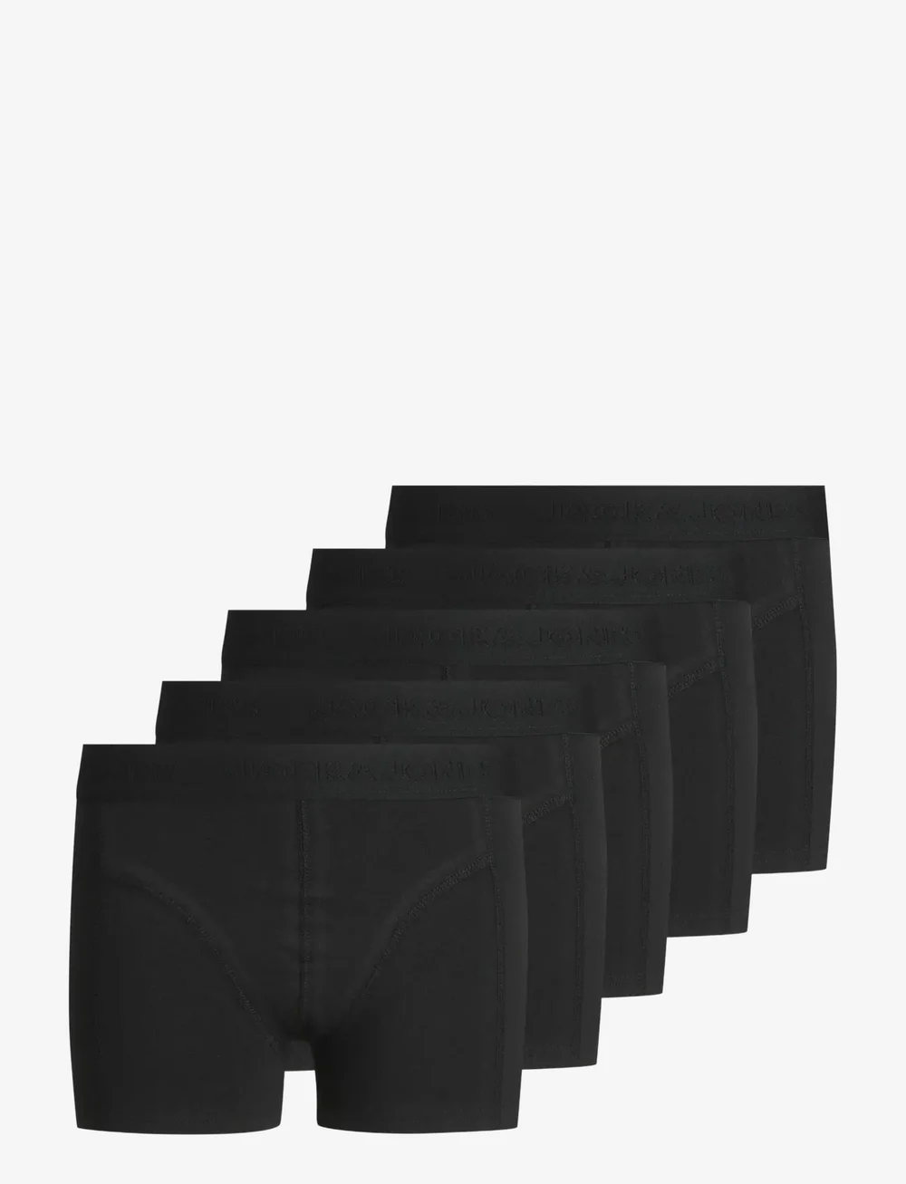Jack & Jones - JACSIMPLE TRUNKS 5 PACK JNR NOOS - pesu - black - 0