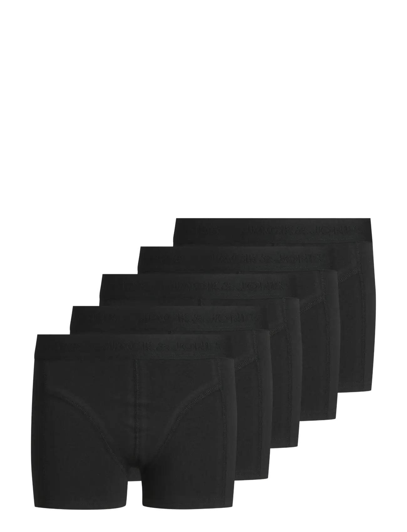 Jack & Jones JACSIMPLE TRUNKS 5 PACK JNR NOOS - Undertøj - BLACK / black