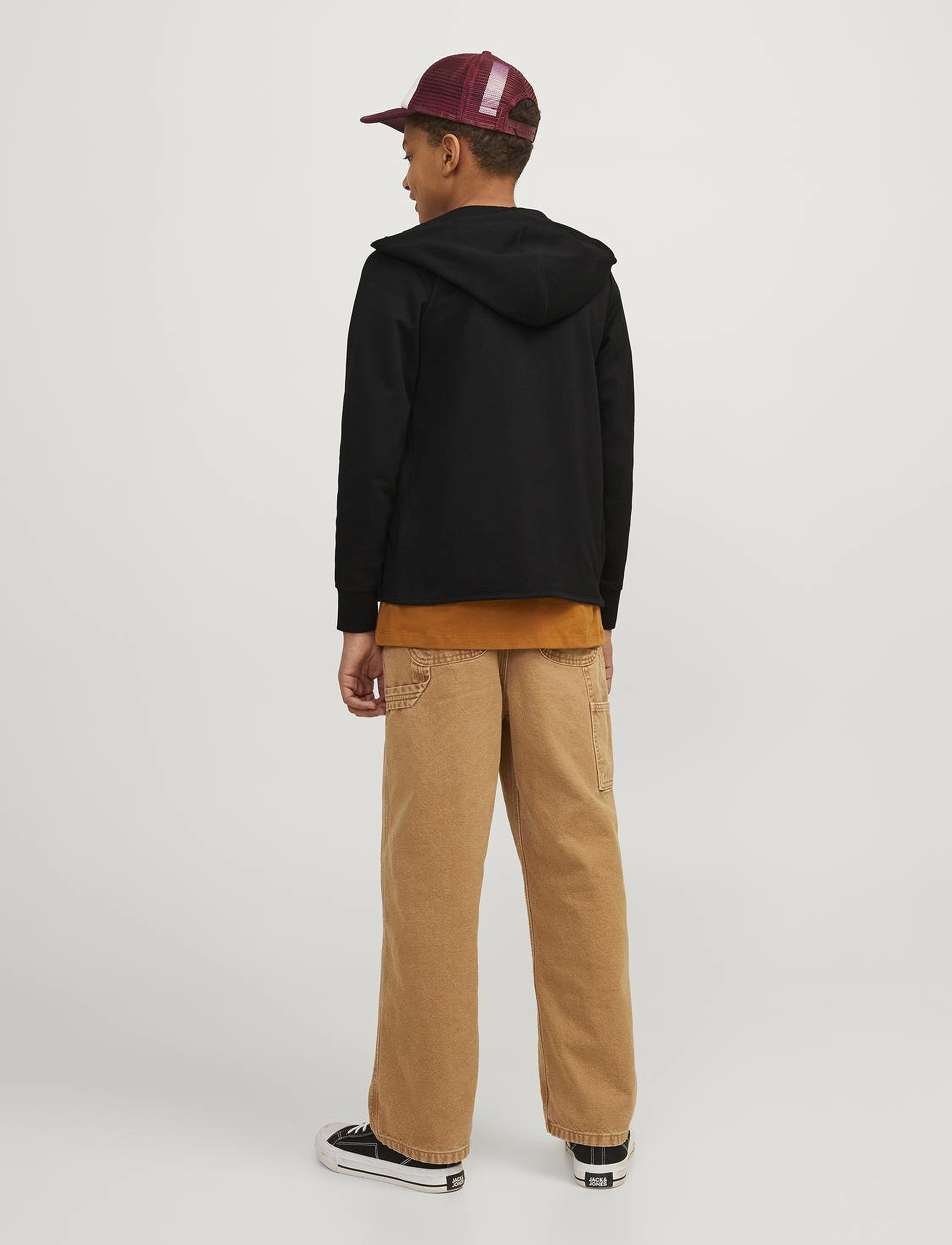 Jack & Jones - JCOAIR SWEAT ZIP HOOD JNR - black - 5