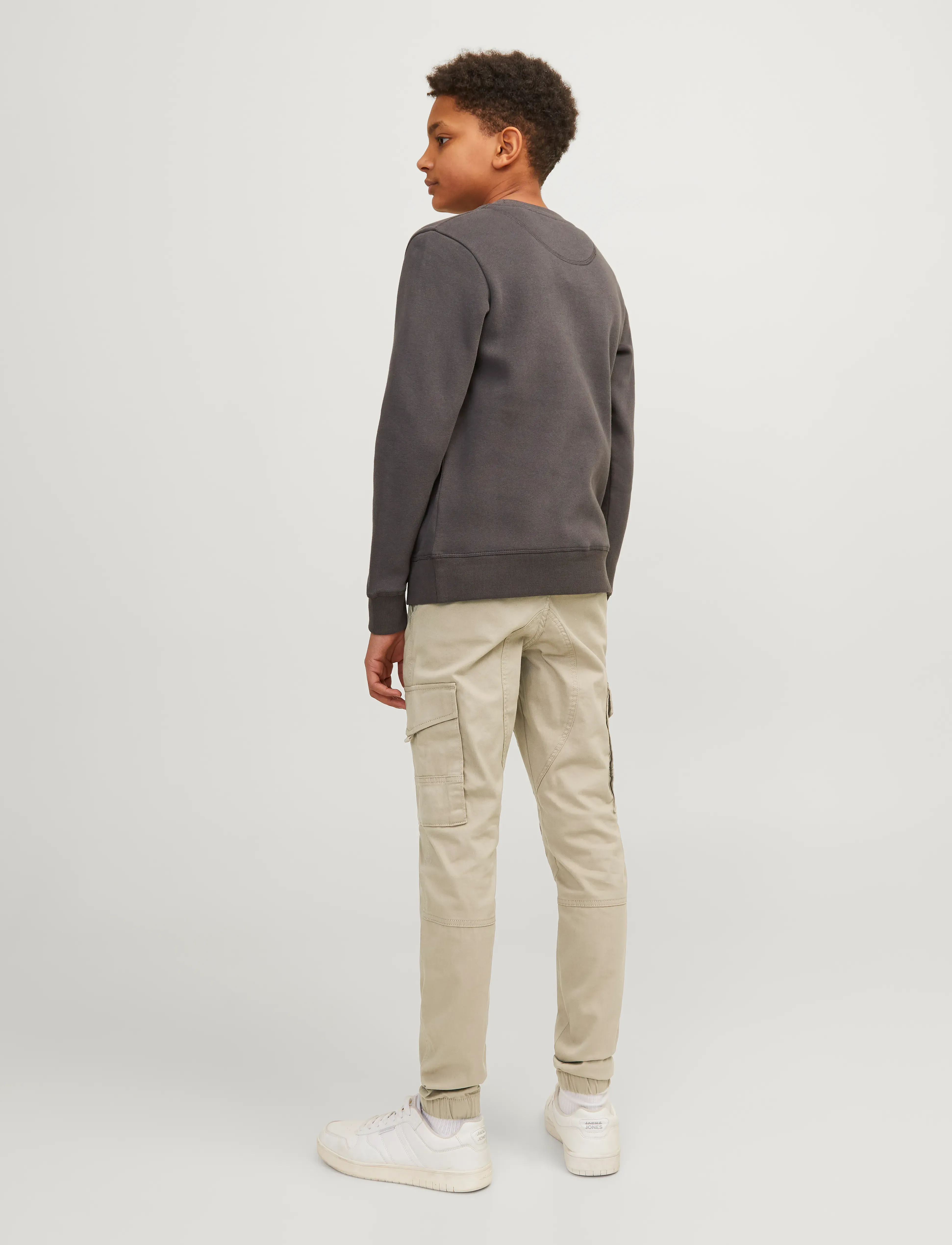 Jack & Jones - JPSTPAUL JJFLAKE 1075 CROCKERY NOOS JNR - cargohosen - crockery - 3