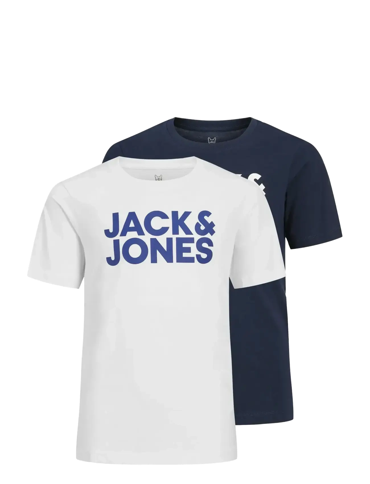 Jack & Jones JJECORP LOGO TEE SS CN 2PK MP NOOS JNR - Överdelar - NAVY BLAZER / navy