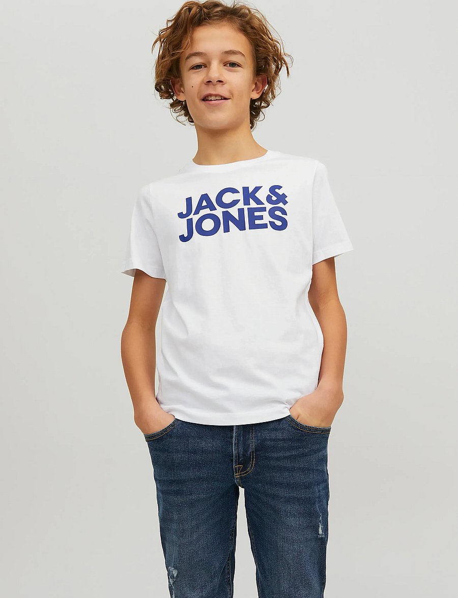Jack & Jones - JJECORP LOGO TEE SS CN 2PK MP NOOS JNR - t-shirts à manches courtes - navy blazer - 0