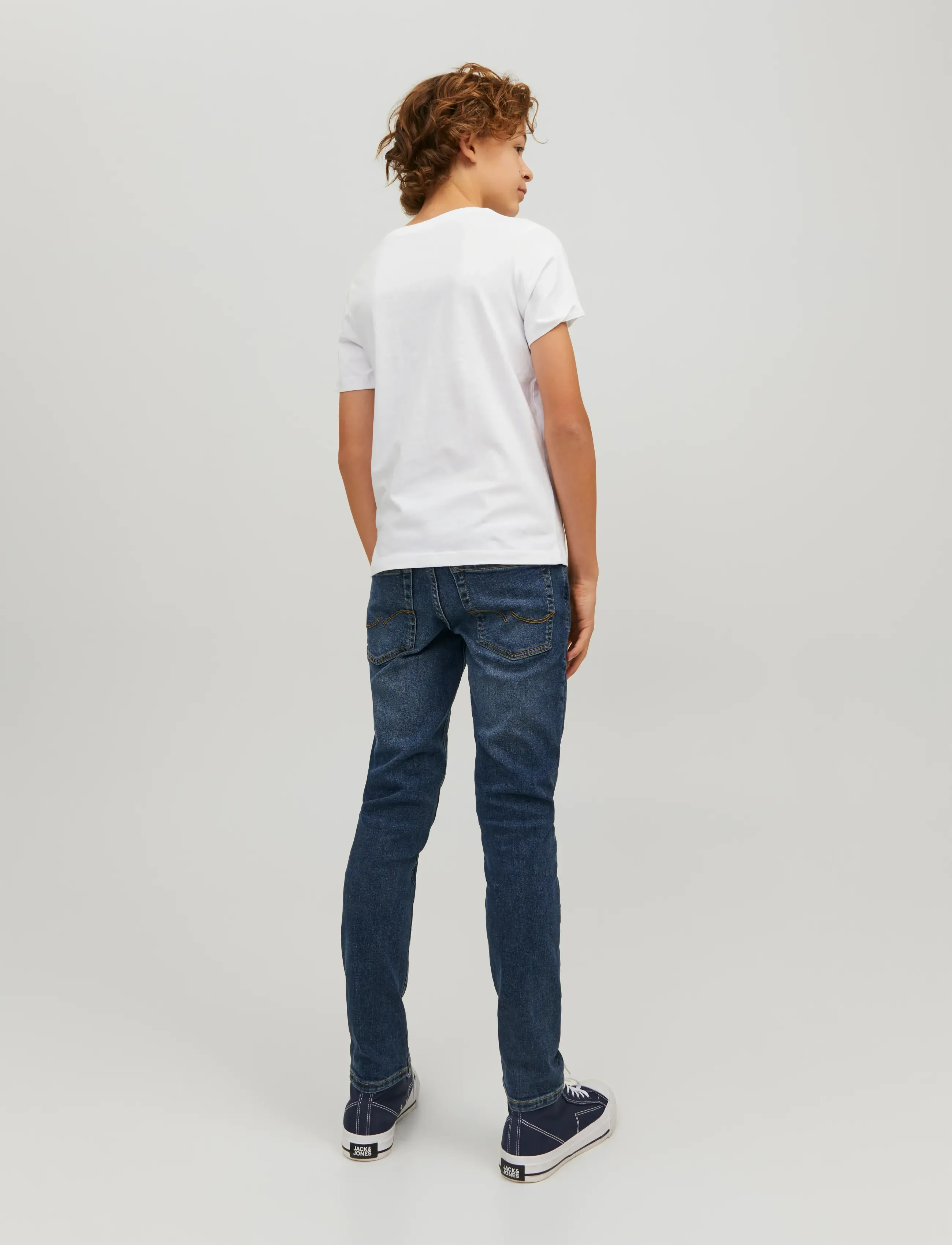 Jack & Jones - JJECORP LOGO TEE SS CN 2PK MP NOOS JNR - t-shirts à manches courtes - navy blazer - 3