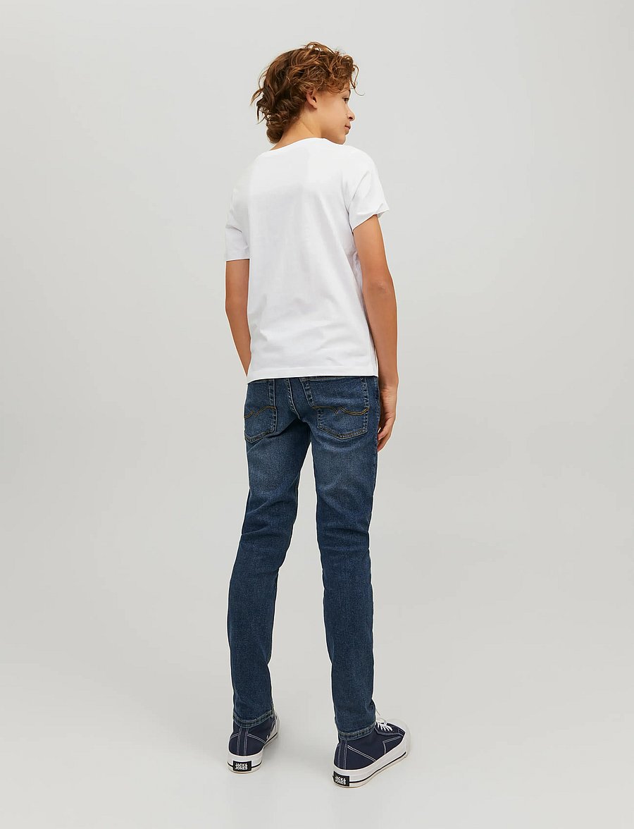 Jack & Jones - JJECORP LOGO TEE SS CN 2PK MP NOOS JNR - t-shirts à manches courtes - navy blazer - 3