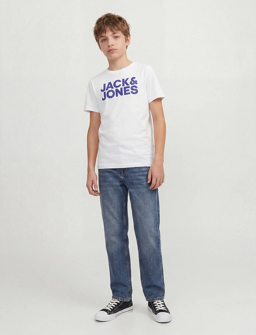 Jack & Jones - JJECORP LOGO TEE SS CN 2PK MP NOOS JNR - t-krekli ar īsām piedurknēm - navy blazer - 4