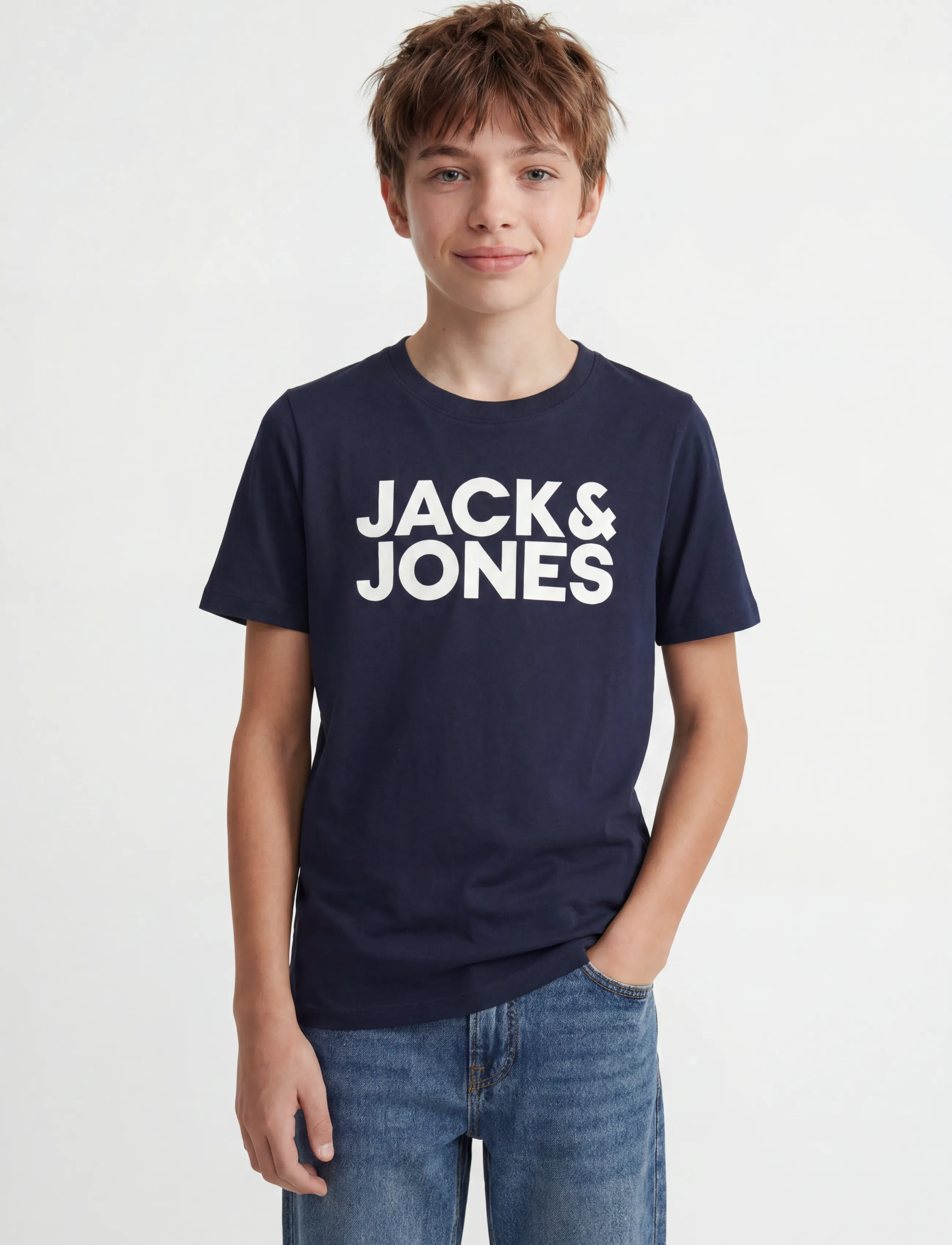 Jack & Jones - JJECORP LOGO TEE SS CN 2PK MP NOOS JNR - t-krekli ar īsām piedurknēm - navy blazer - 5