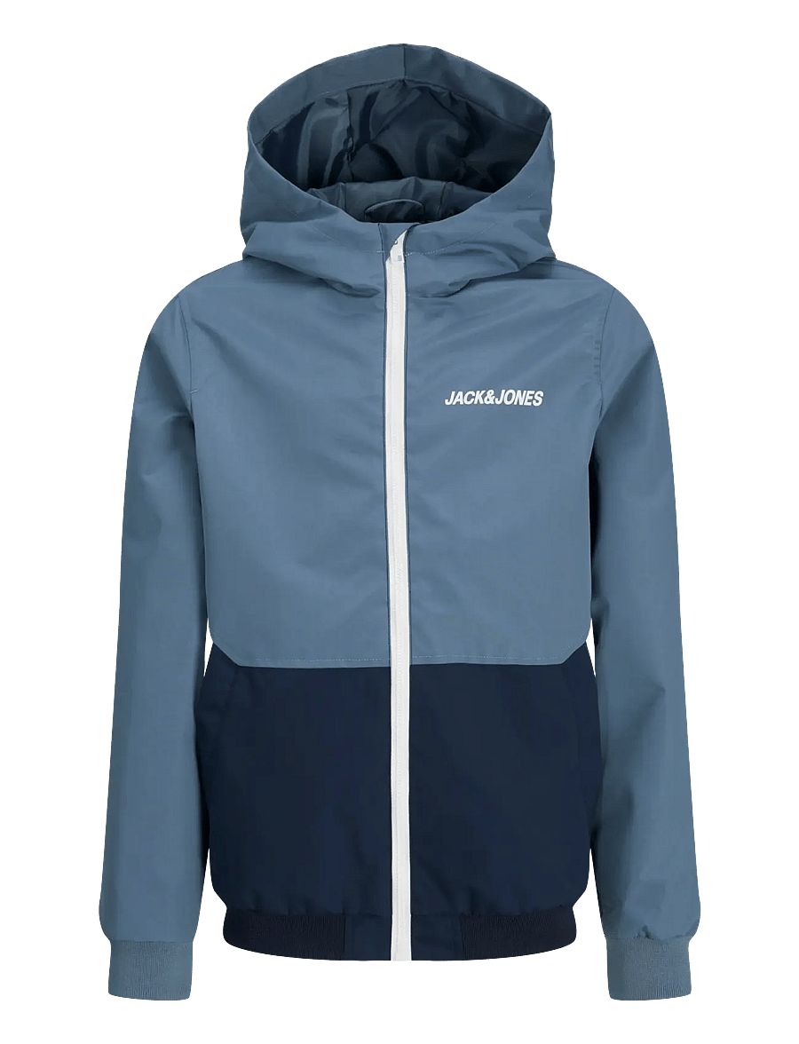 Jack & Jones - JJERUSH BLOCKING HOOD BOMBER JNR - windjacken - blue mirage - 1