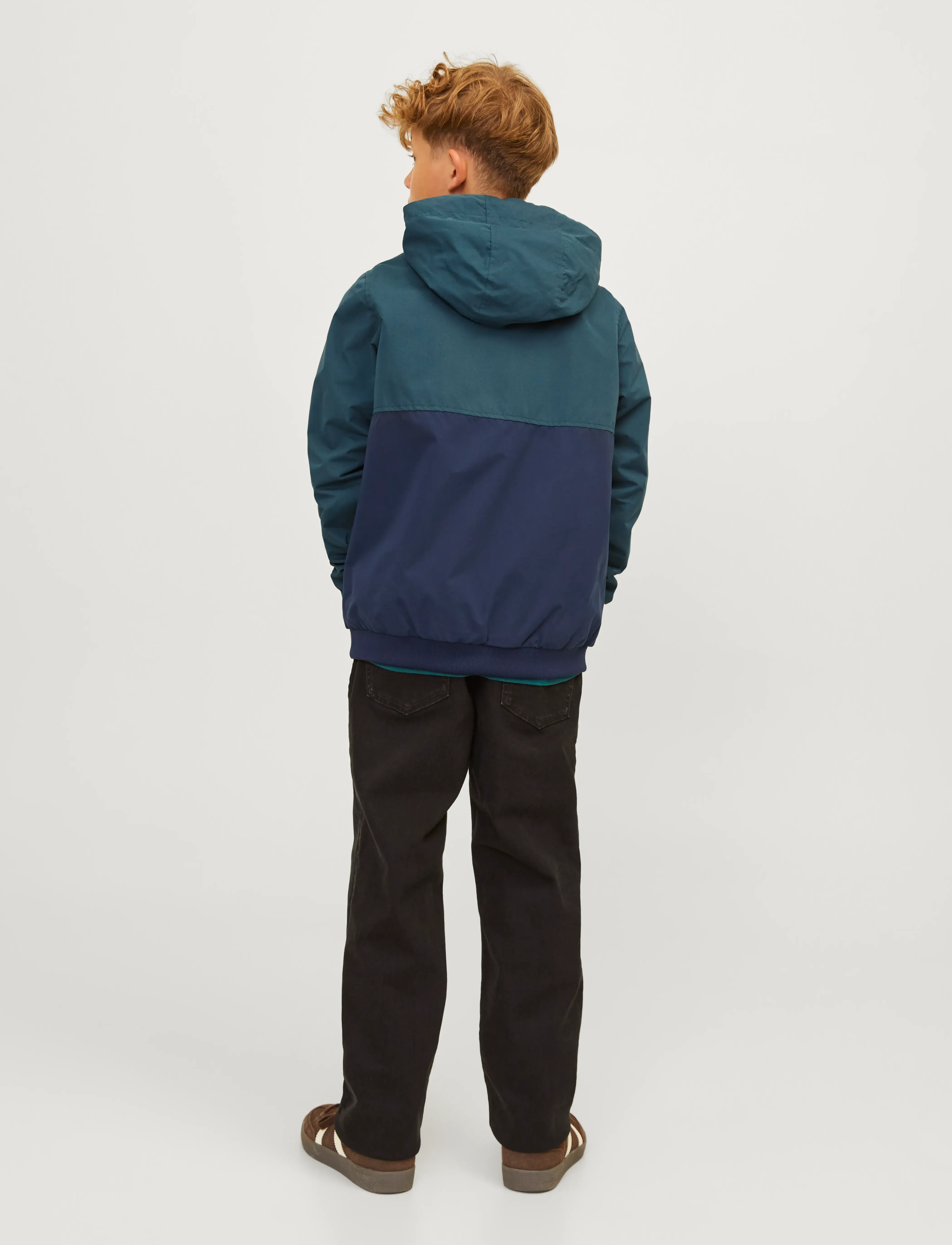Jack & Jones - JJERUSH BLOCKING HOOD BOMBER NOOS JNR - vindjackor - magical forest - 2