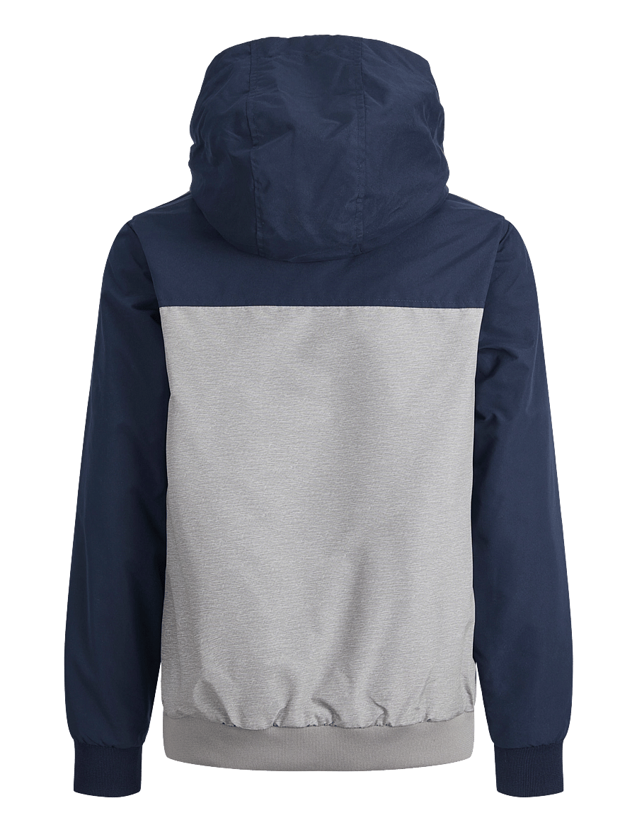 Jack & Jones - JJERUSH BLOCKING HOOD BOMBER NOOS JNR - vindjakker - navy blazer - 2