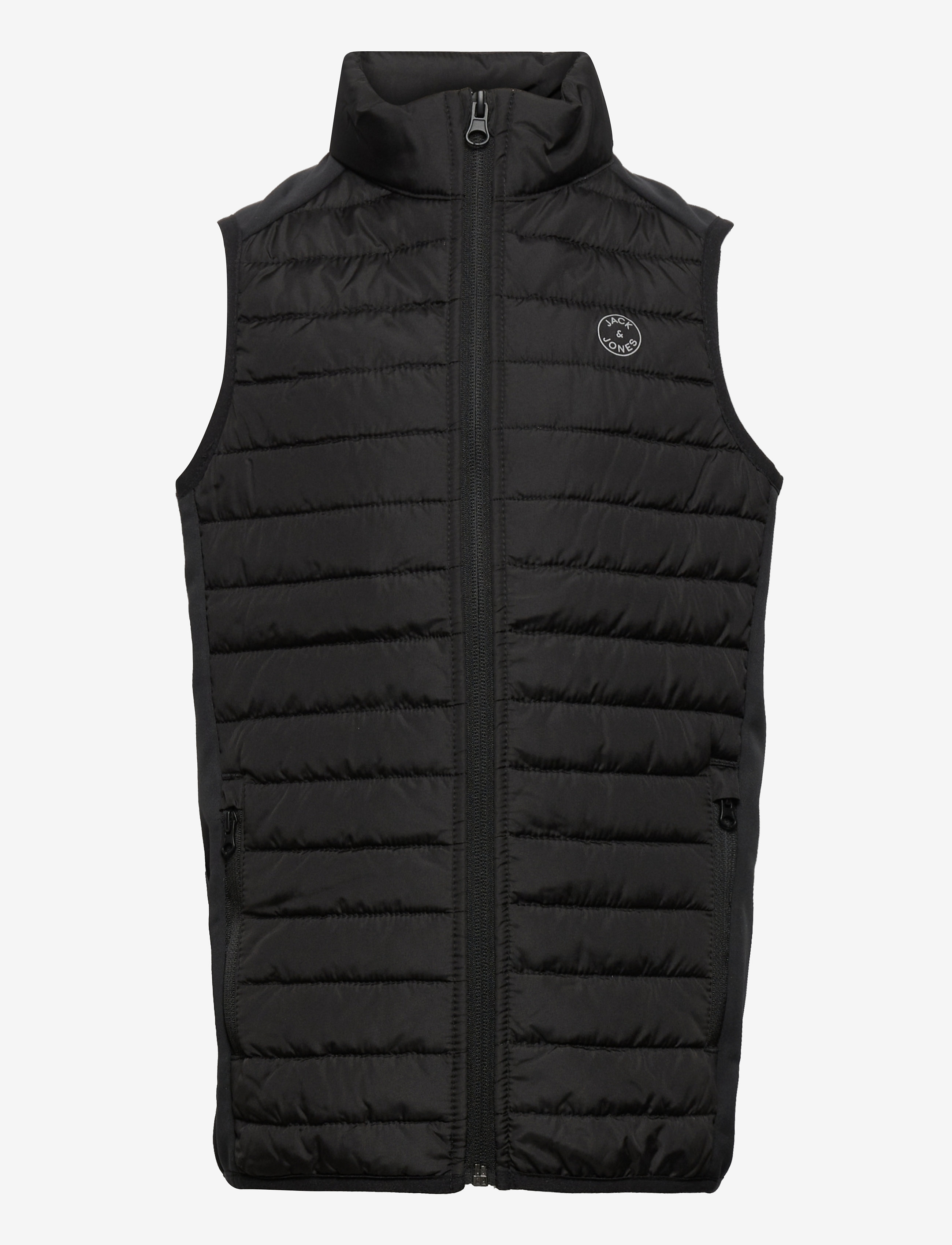 JACK & JONES Jjemulti Bodywarmer Collar Sn Jr Schwarz - 176 - Kinder
