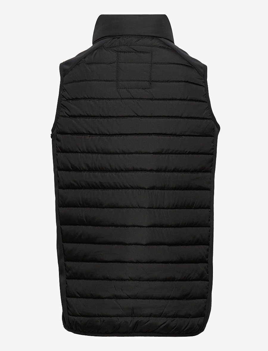 Jack & Jones - JJEMULTI BODYWARMER COLLAR SN JR - shop efter alder - black - 2