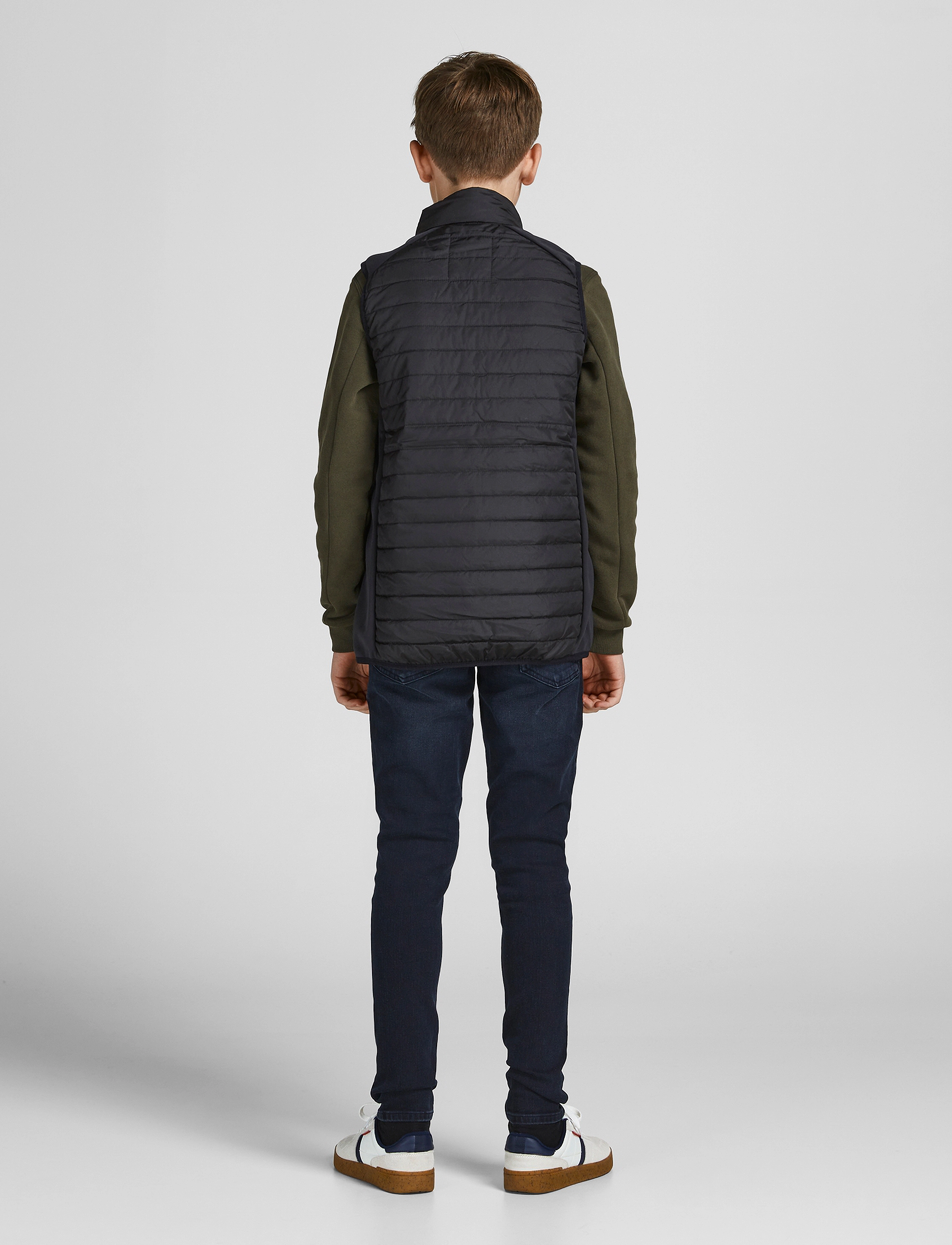 Jack & Jones - JJEMULTI BODYWARMER COLLAR SN JR - shop efter alder - black - 3