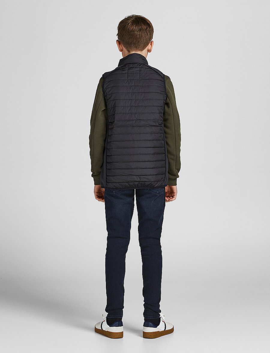 Jack & Jones - JJEMULTI BODYWARMER COLLAR SN JR - shop efter alder - black - 3