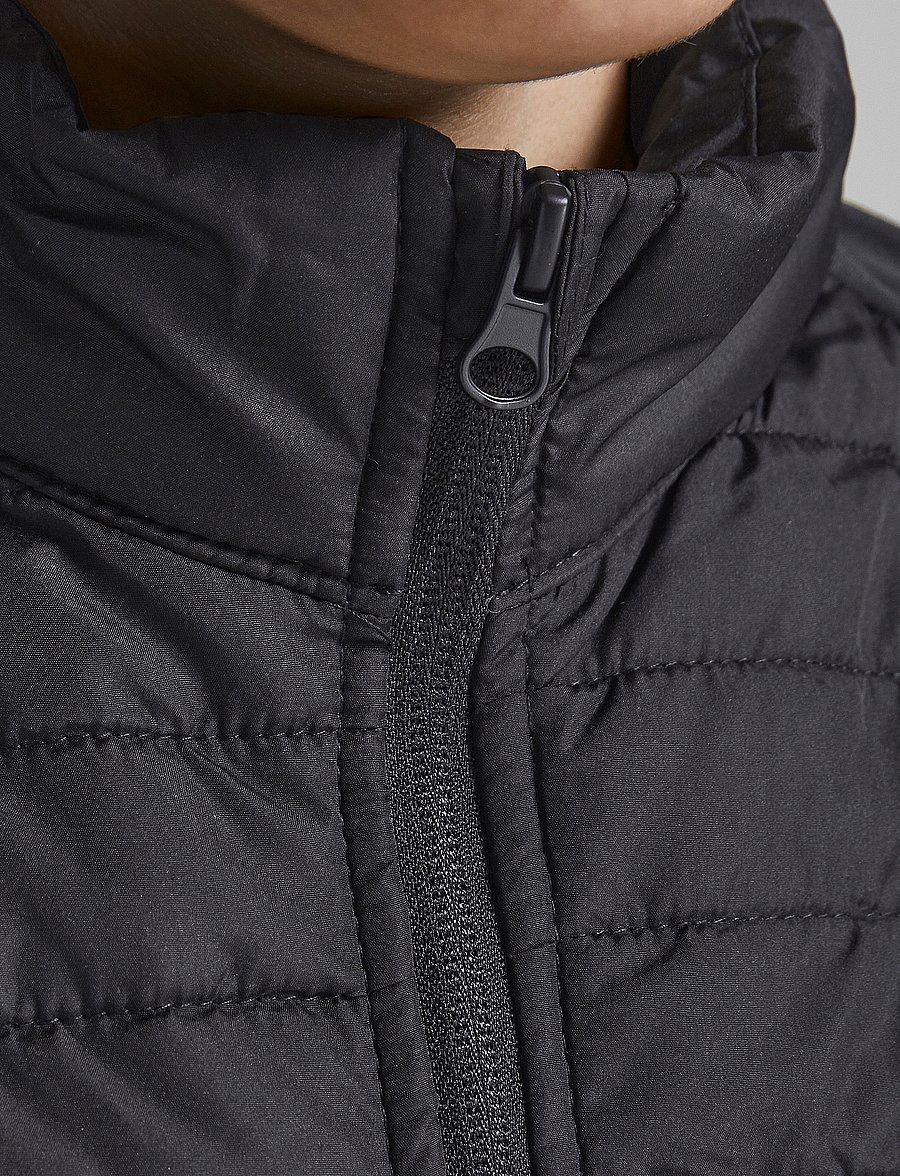 Jack & Jones - JJEMULTI BODYWARMER COLLAR SN JR - shop efter alder - black - 5