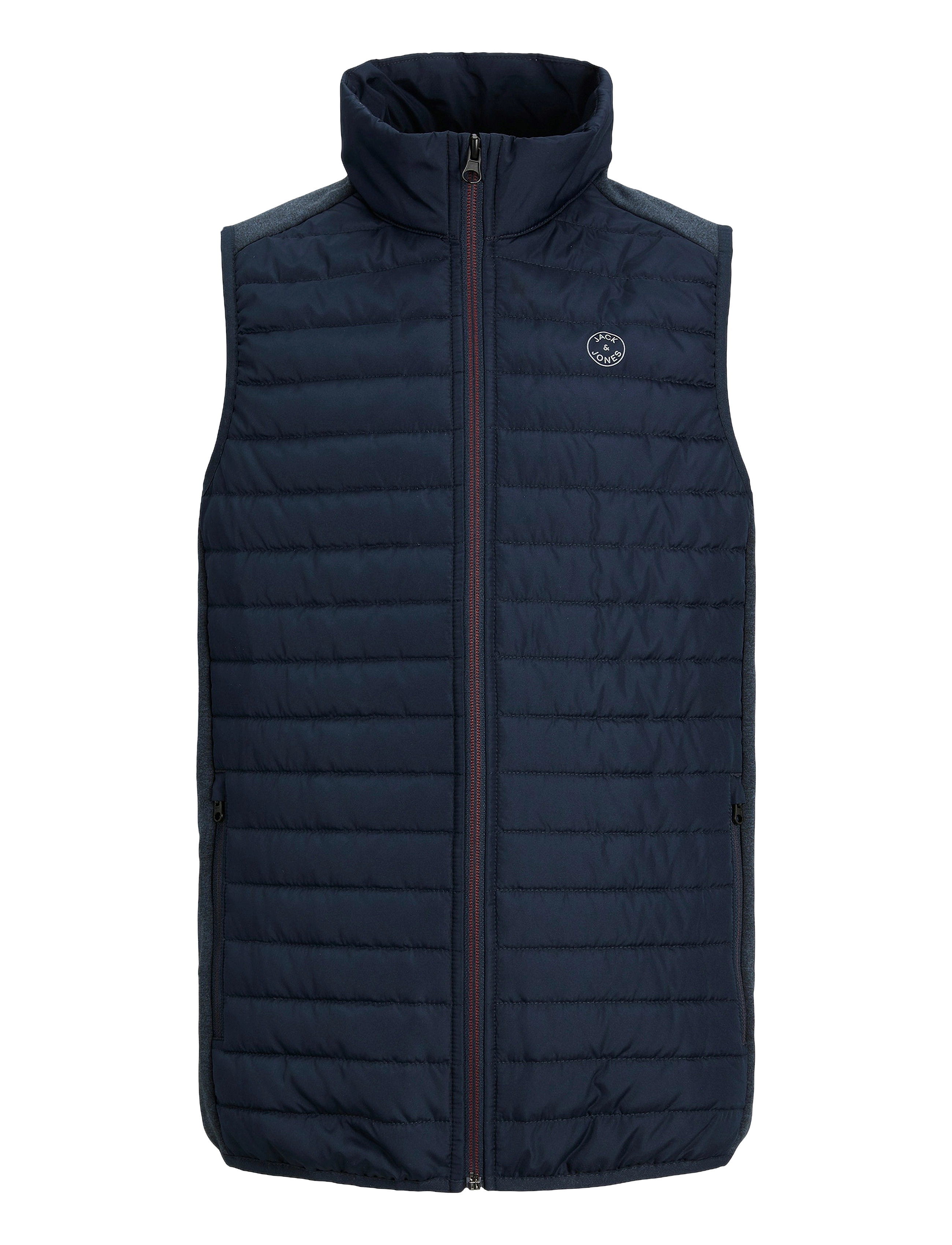 JACK & JONES Jjemulti Bodywarmer Collar Sn Jr Blau - 176 - Kinder