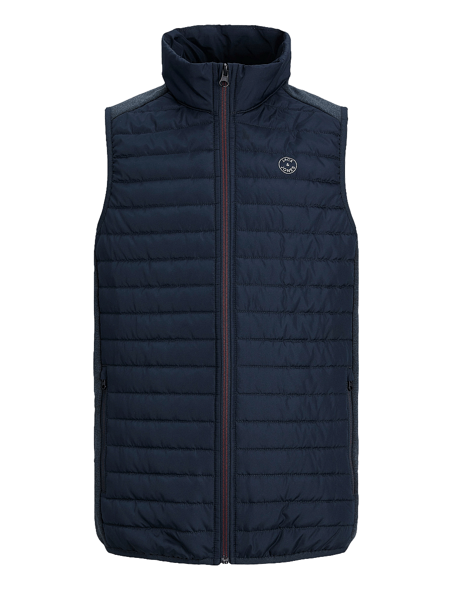 Jack & Jones - JJEMULTI BODYWARMER COLLAR SN JR - shop op leeftijd - navy blazer - 1