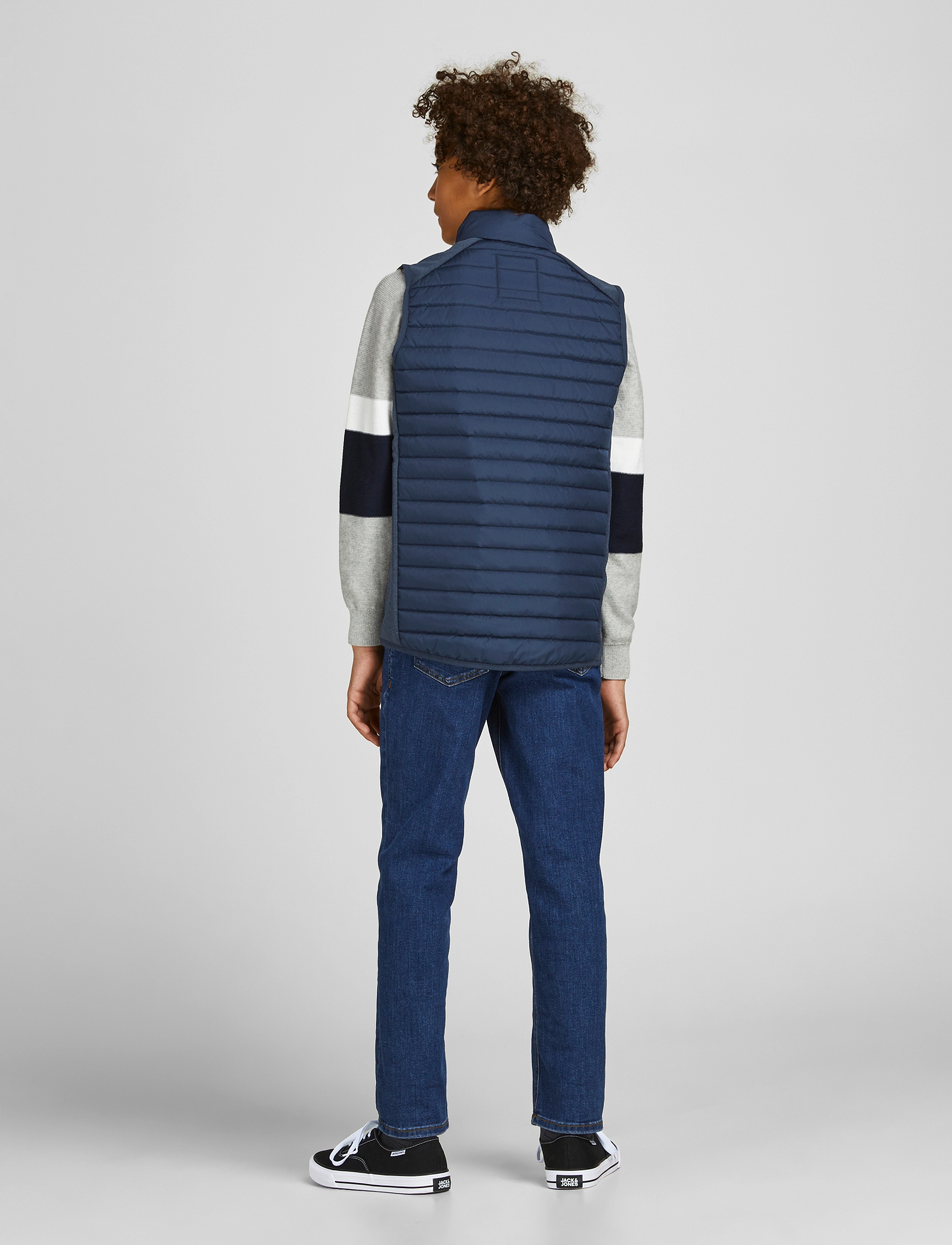 Jack & Jones - JJEMULTI BODYWARMER COLLAR SN JR - shop by age - navy blazer - 3