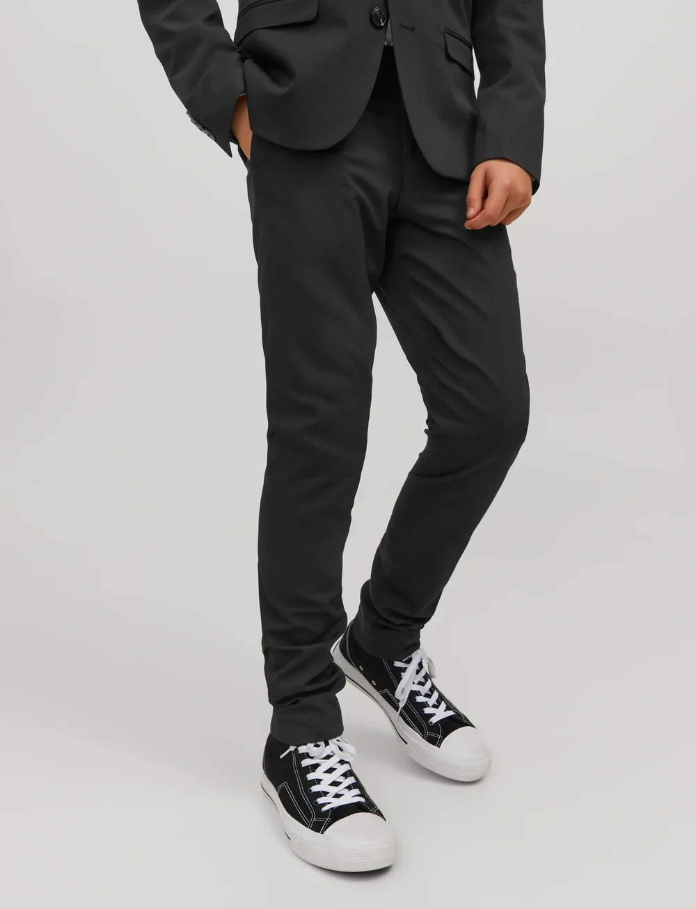 Jack & Jones - JPRSOLAR TROUSER NOOS JNR - byxor - black - 0