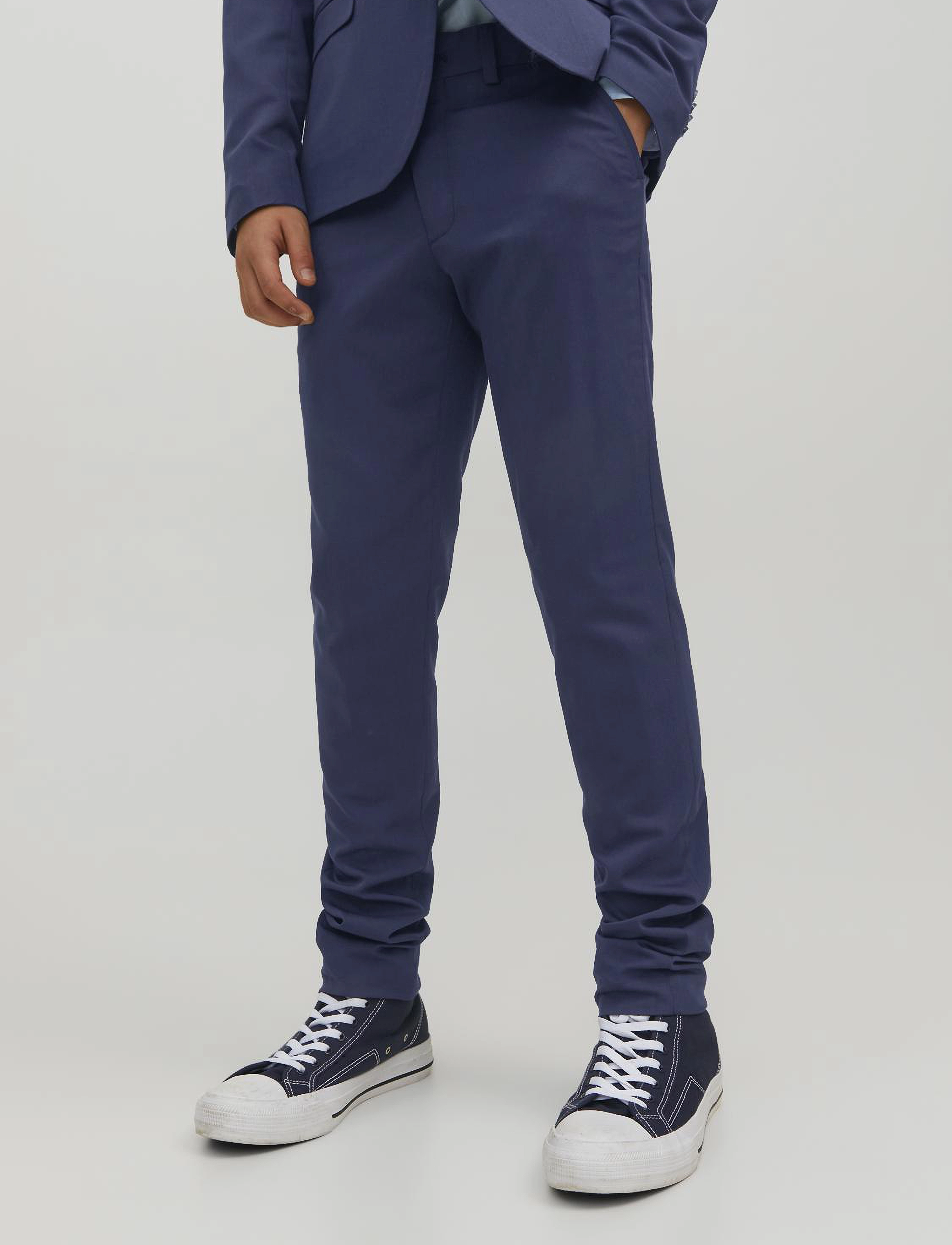 Jack & Jones JPRSOLAR TROUSER NOOS JNR - Underdele - MEDIEVAL BLUE / navy