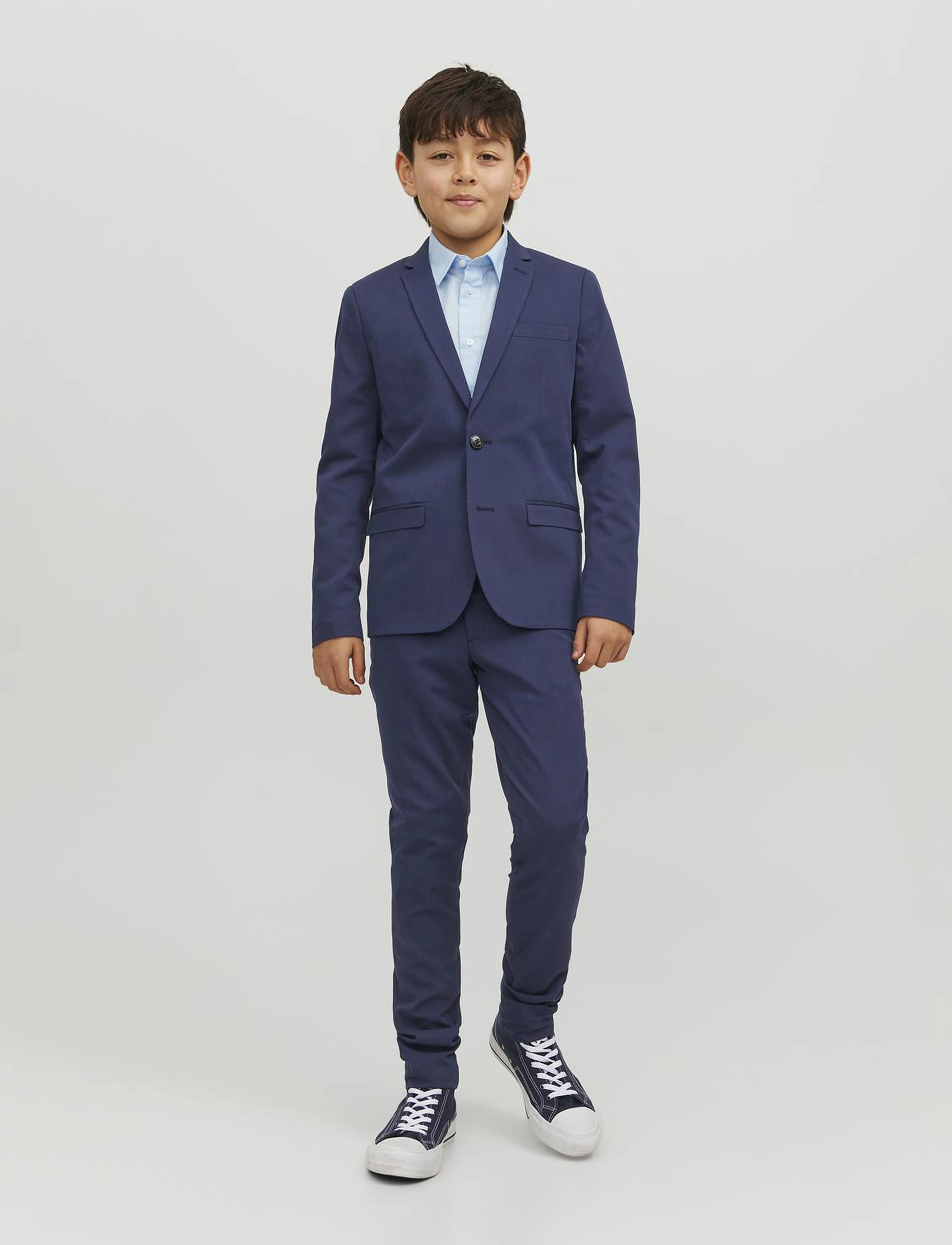 Jack & Jones - JPRSOLAR TROUSER NOOS JNR - pantalons - medieval blue - 4
