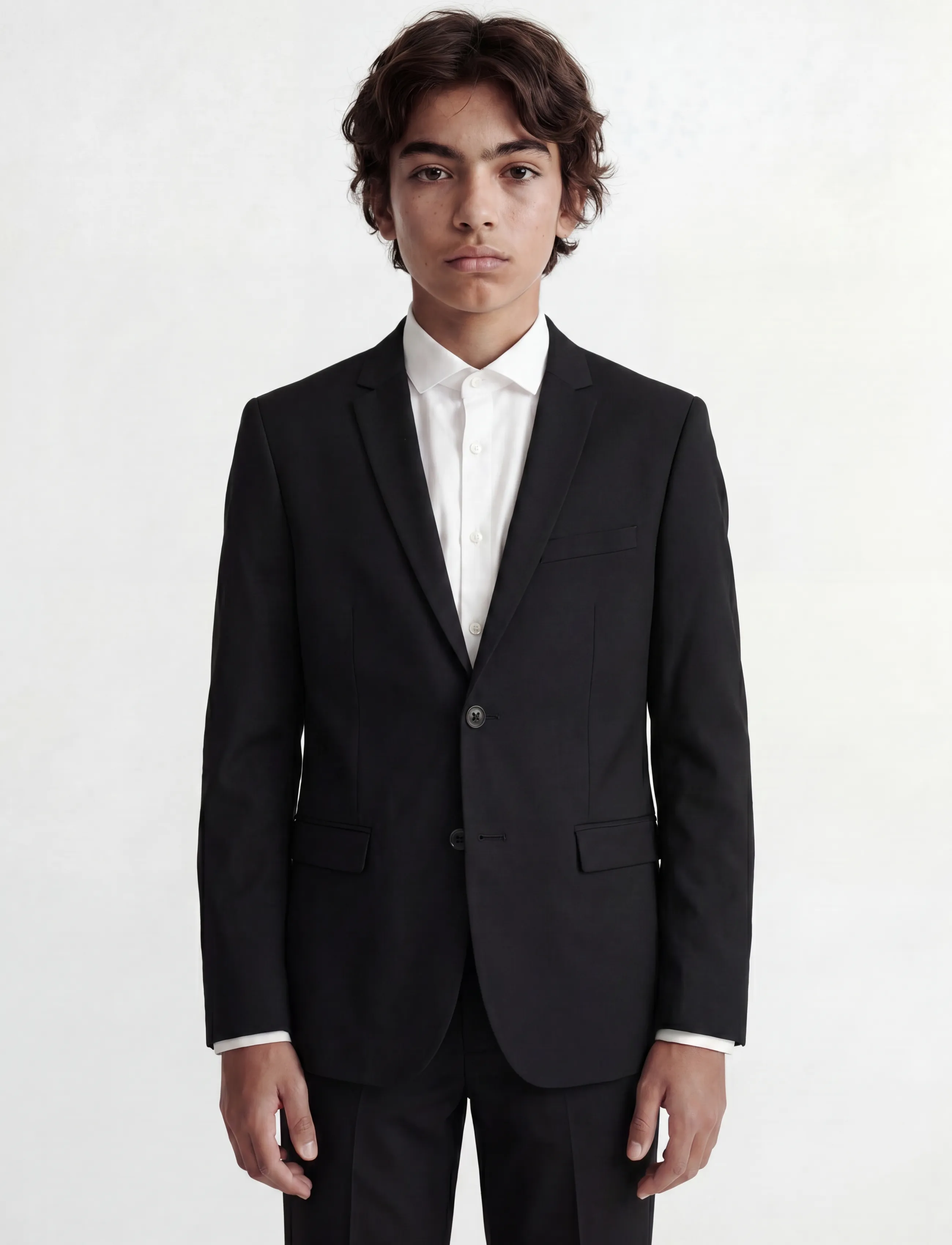Jack & Jones Jprsolar Blazer Jnr, 128, Schwarz - Blazer, Kinder