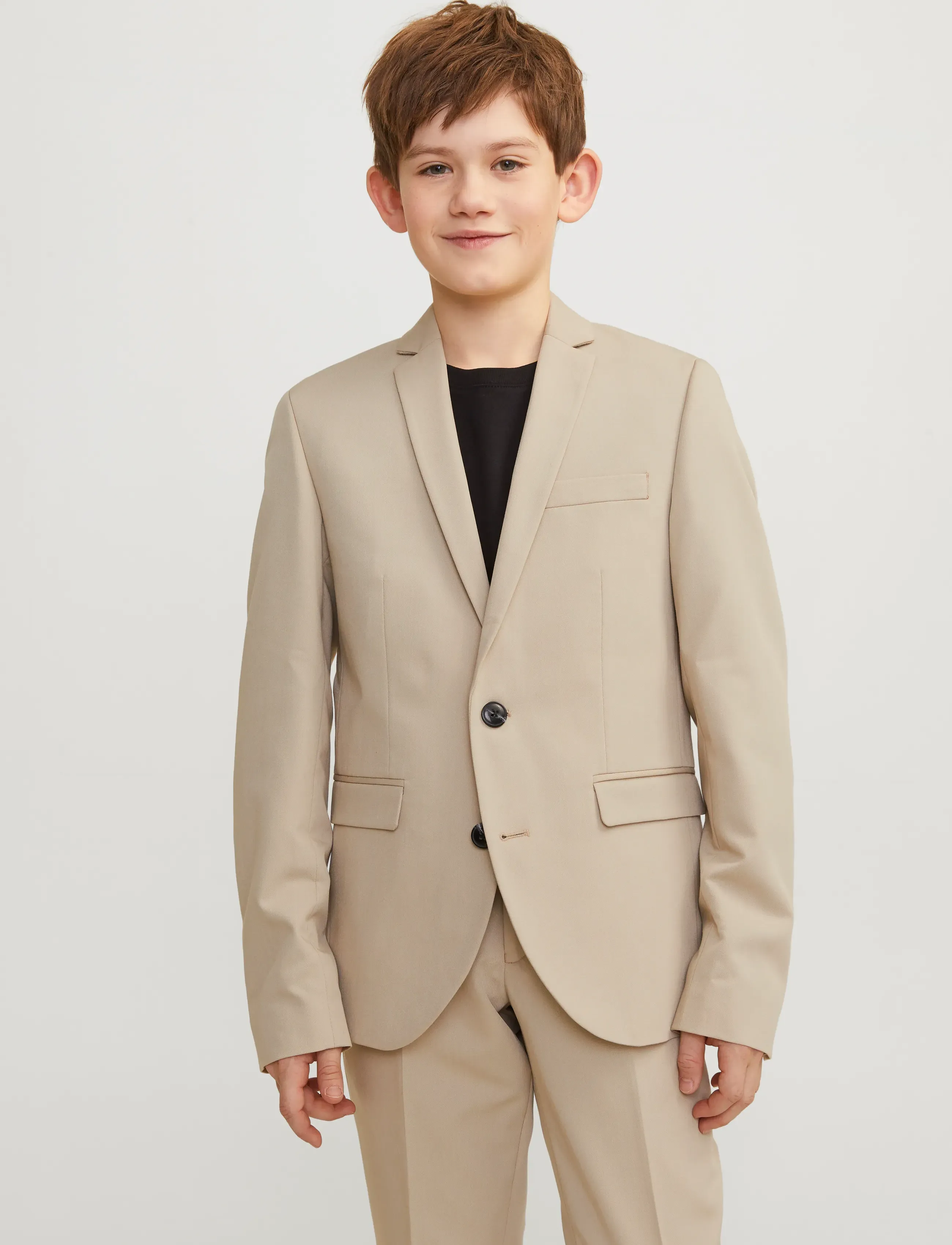 Jack & Jones Jprsolar Blazer Jnr, 158, Beige - Blazer, Kinder