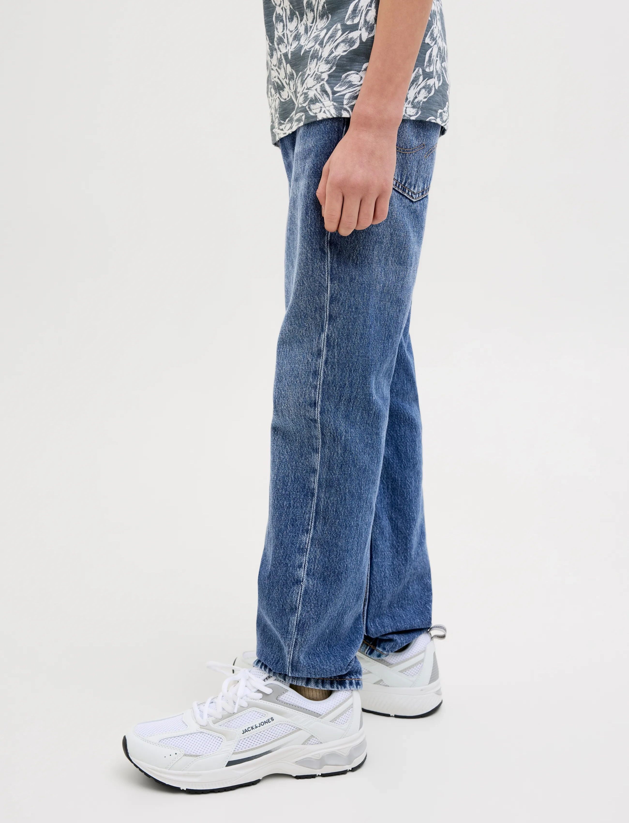 Jack & Jones - JJICLARK JJORIGINAL AKM 123 NOOS JNR - regular jeans - blue denim - 4