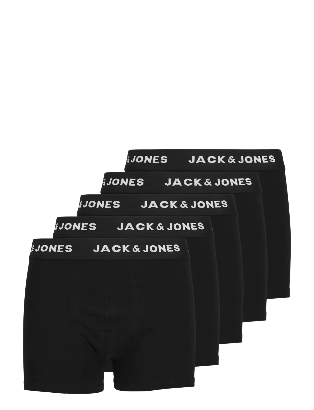 JACK & JONES Jachuey Trunks 5 Pack Noos Jnr Schwarz - 164 - Kinder