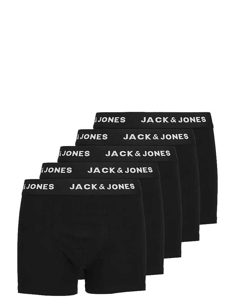 Jack & Jones - JACHUEY TRUNKS 5 PACK NOOS JNR - underbukser - black - 0