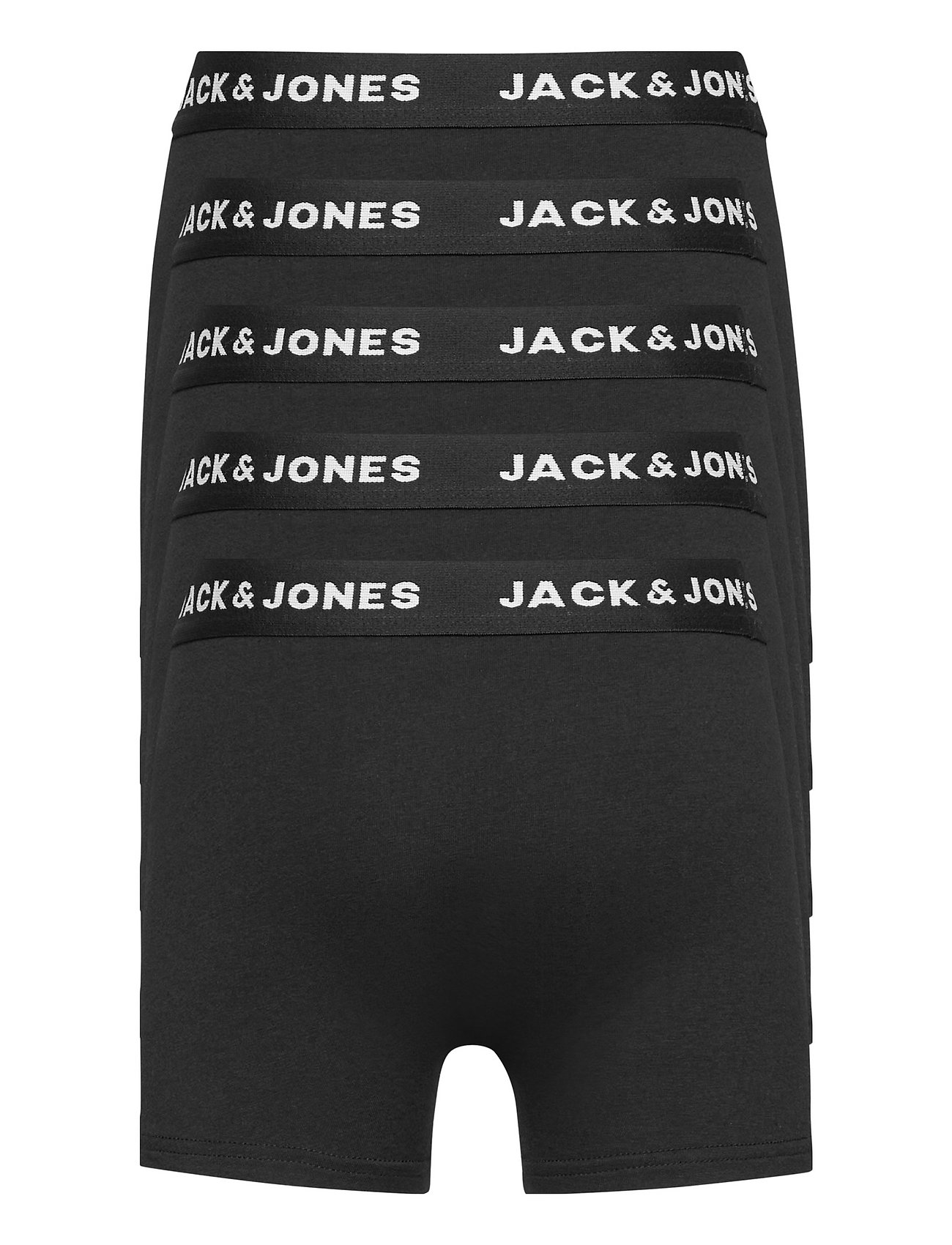 Jack & Jones - JACHUEY TRUNKS 5 PACK NOOS JNR - majtki - black - 1