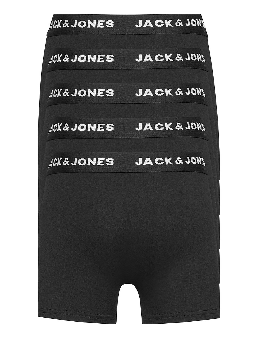 Jack & Jones - JACHUEY TRUNKS 5 PACK NOOS JNR - nærbuxur - black - 3
