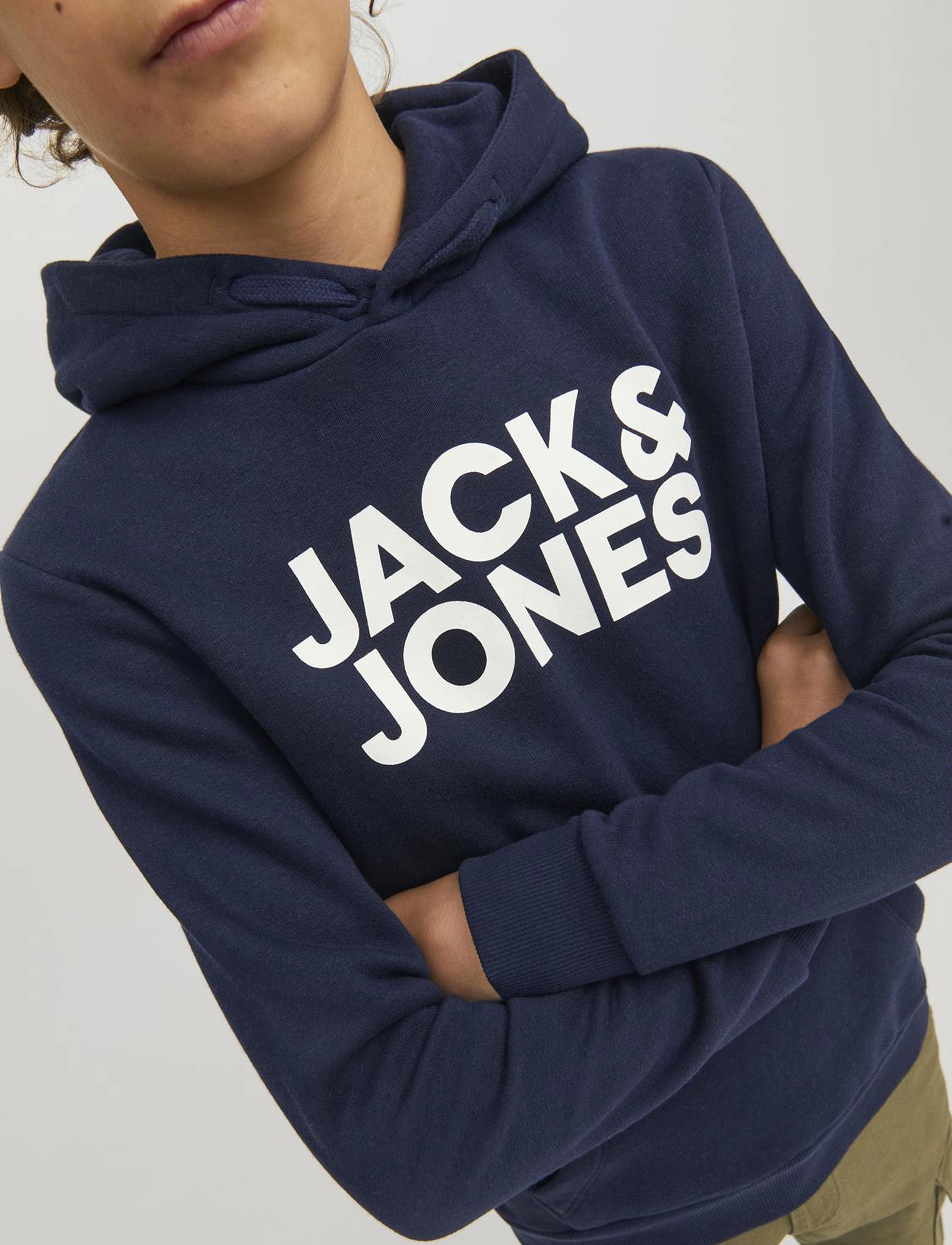 Jack & Jones - JJECORP LOGO SWEAT HOOD 2PK MP NOOS JNR - black - 5