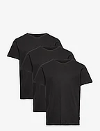 JJEORGANIC BASIC TEE SS 3PK MP JNR - BLACK